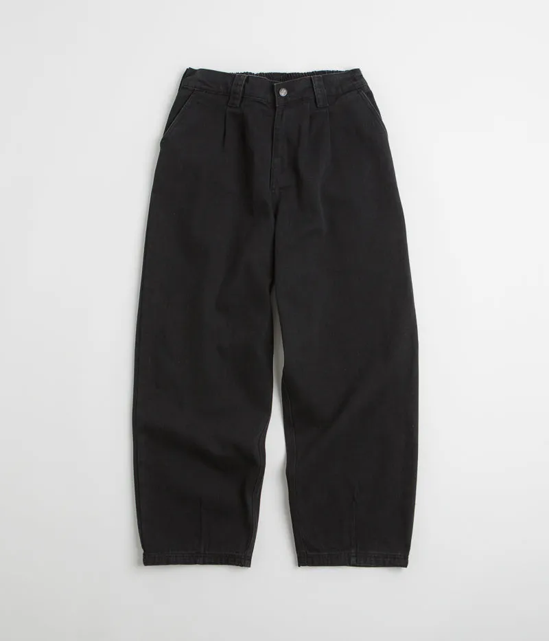 Poetic Collective Denim Balloon Pants - Black Smooth Road Trip Brunch Outfit Vintage Lover Formal
