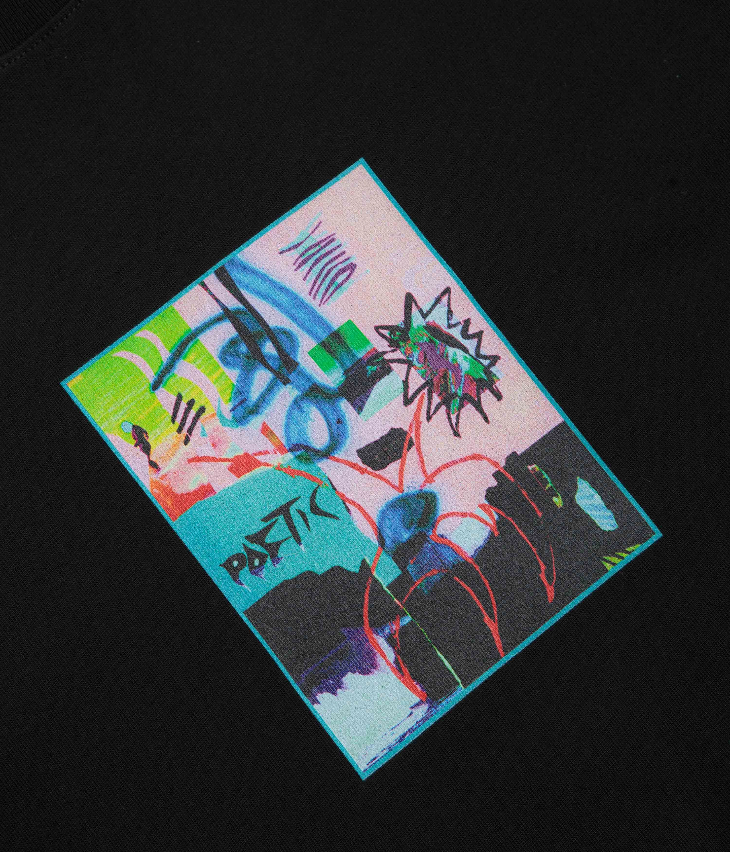 Poetic Collective 80s T-Shirt - Black Easy Care