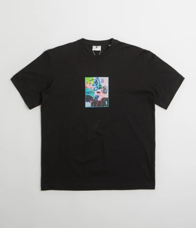 Eye-Catching Poetic Collective 80s T-Shirt - Black