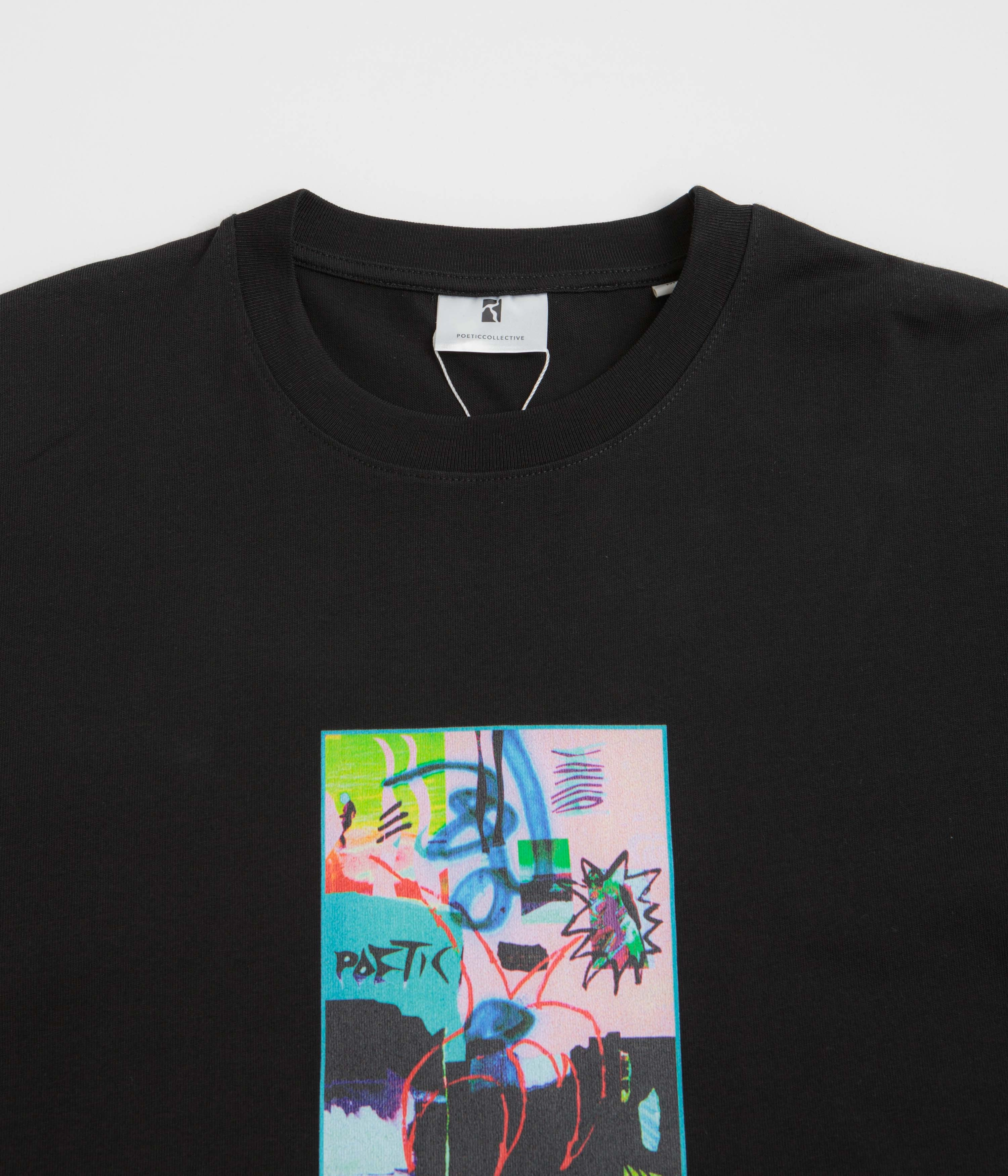 Cool Layer Wear Poetic Collective 80s T-Shirt - Black