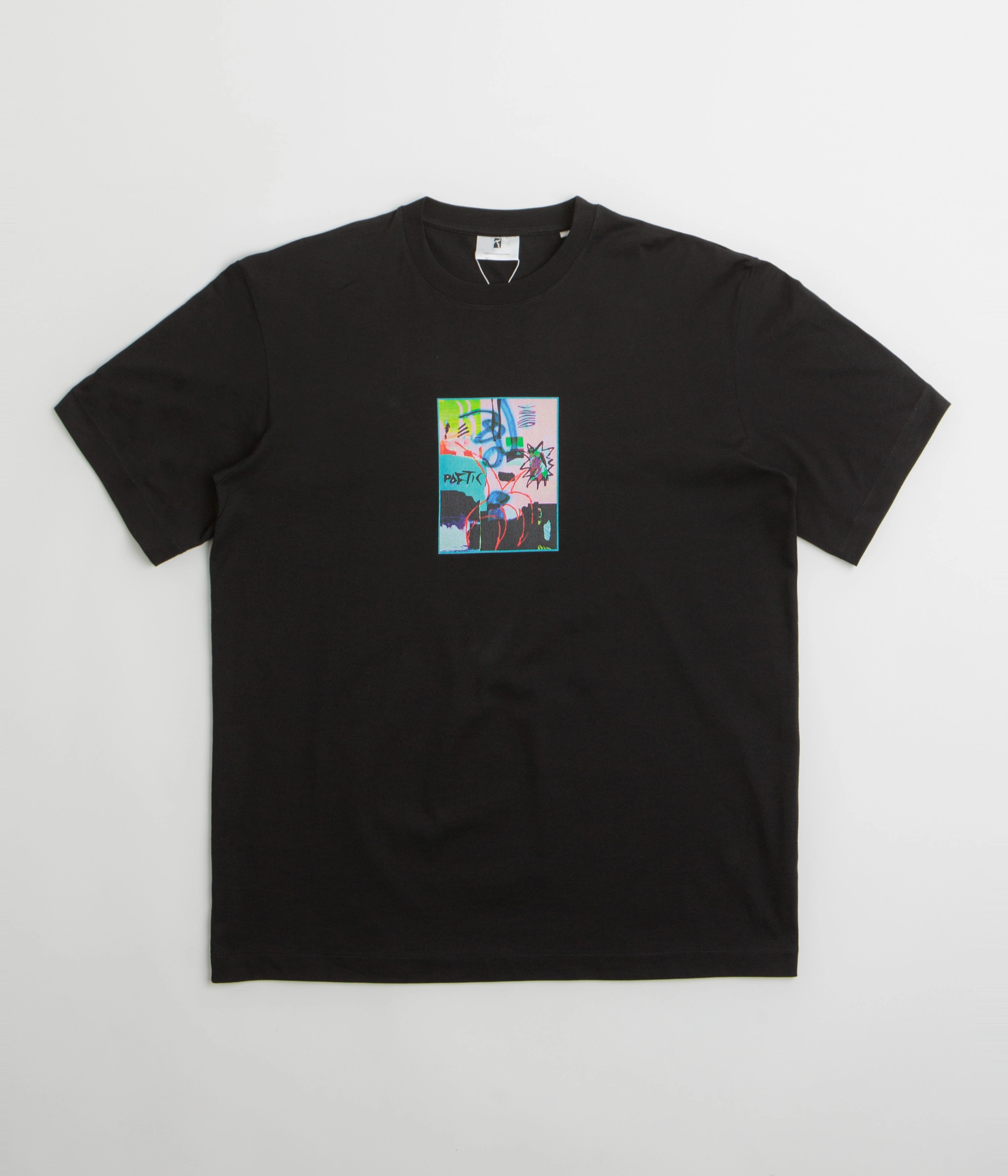 Casual Statement Poetic Collective 80s T-Shirt - Black