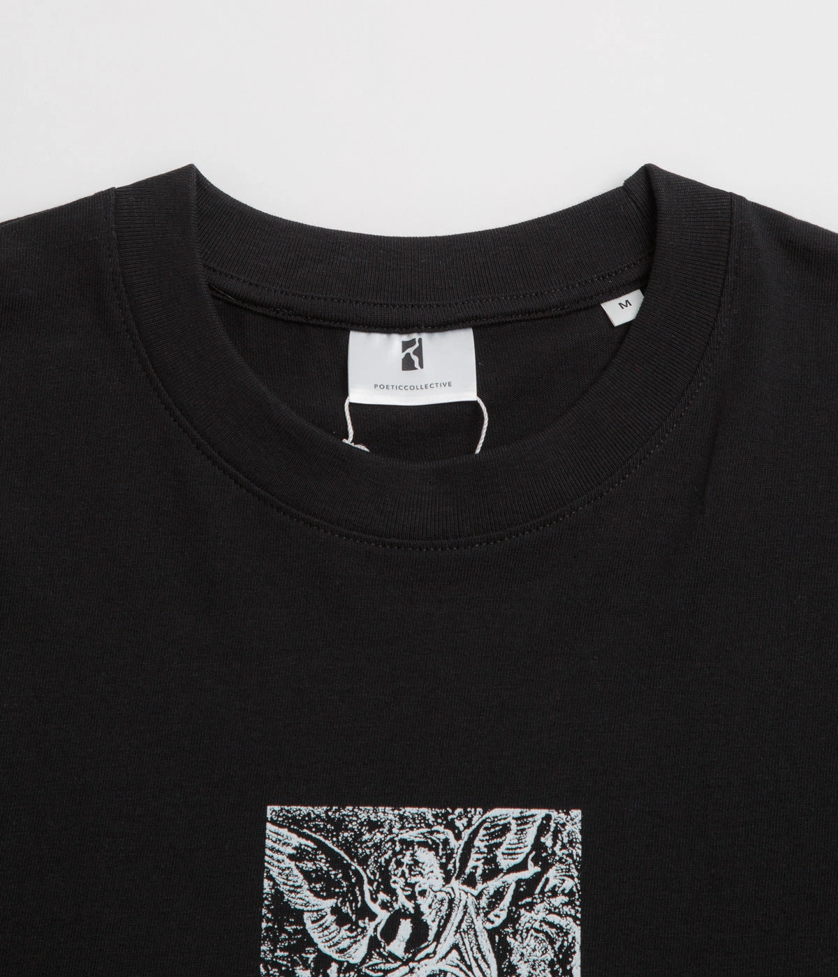 Classic Design Poetic Collective Angel T-Shirt - Black