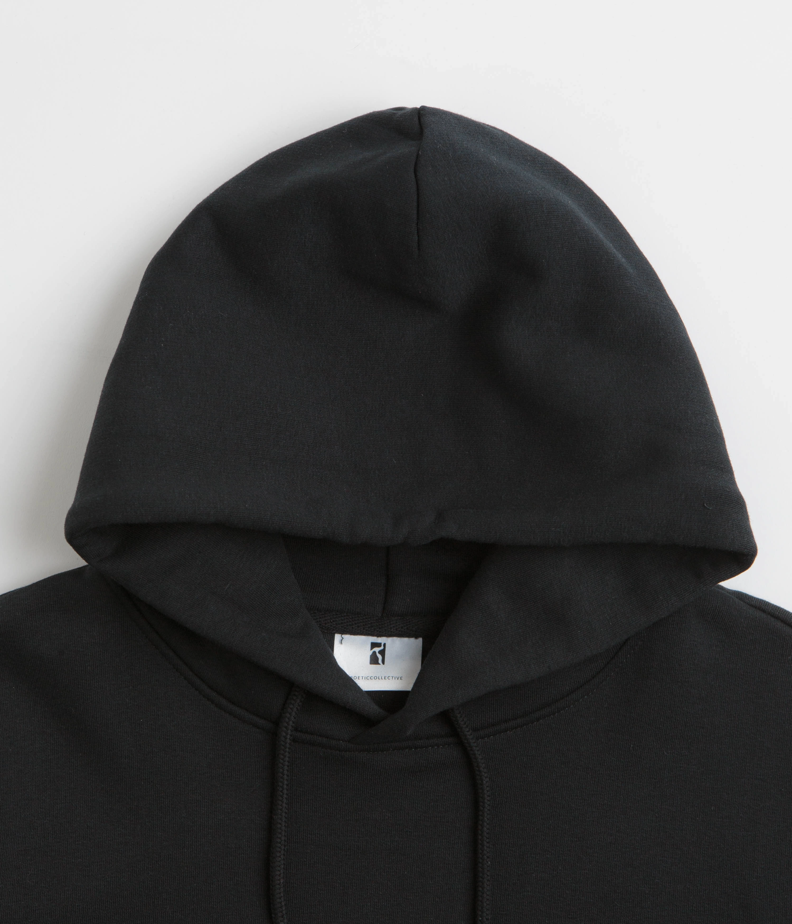 Poetic Collective Big Skull Hoodie - Black Ergonomic Armholes Mainstream fashion