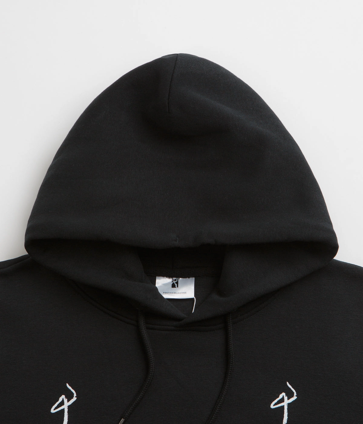 All Weather Outfit Poetic Collective Crayon Chain Hoodie - Black