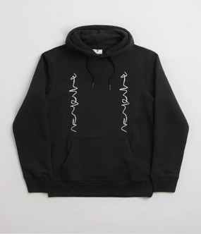Poetic Collective Crayon Chain Hoodie - Black Temperature control