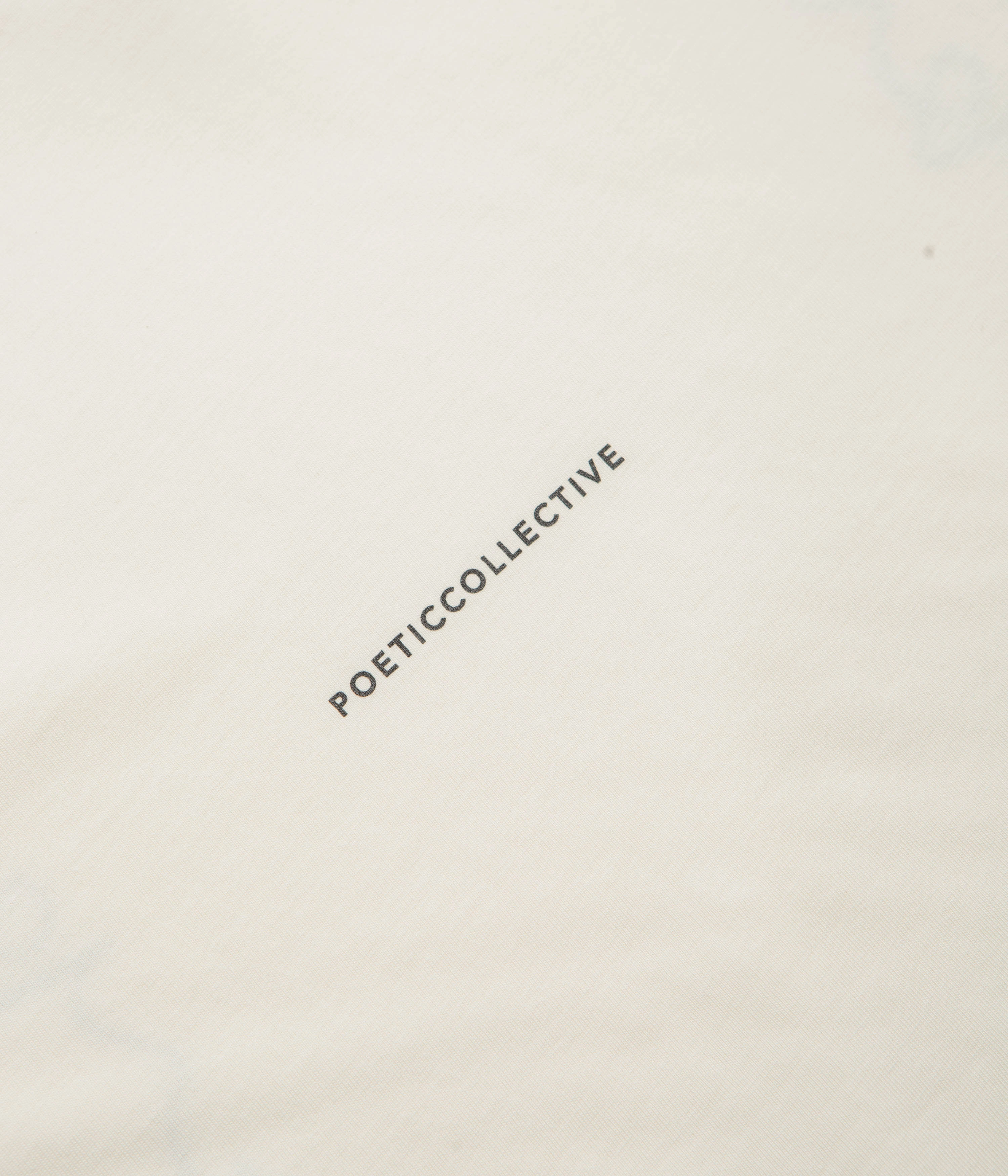 Poetic Collective Crayon Chain T-Shirt - Ivory Ethically Sourced Cotton