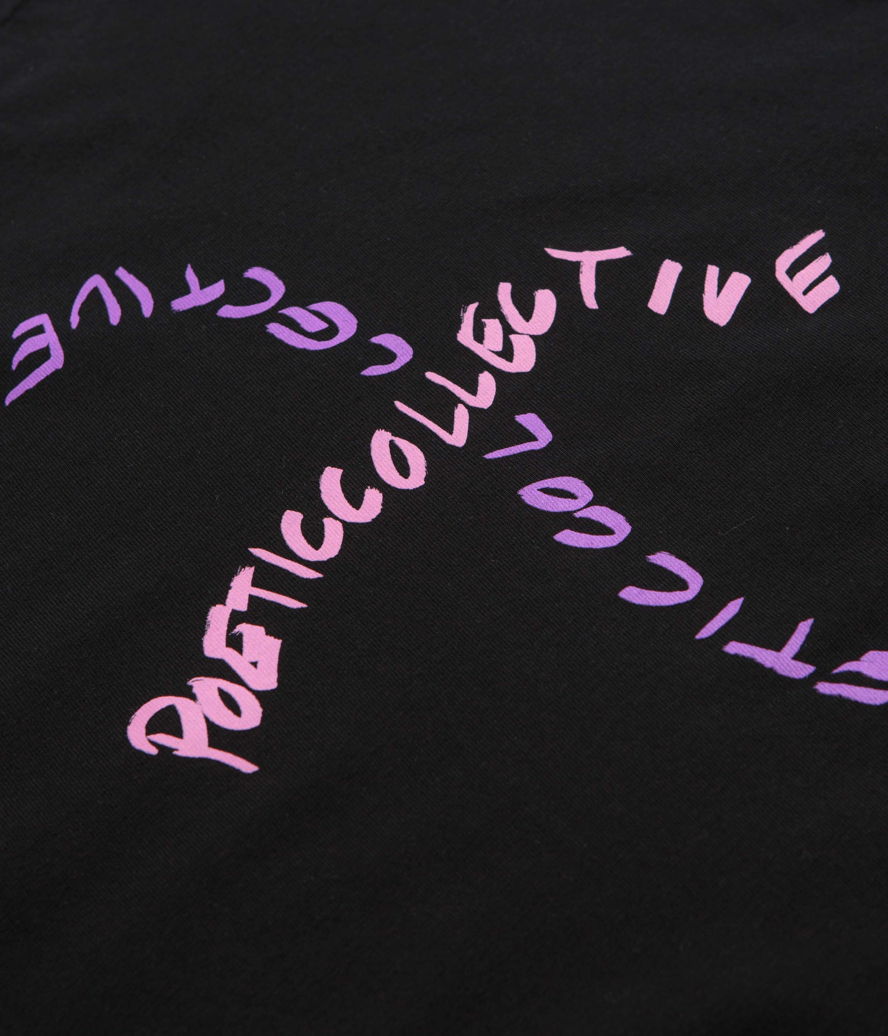 Poetic Collective Cross T-Shirt - Black PocketDetail