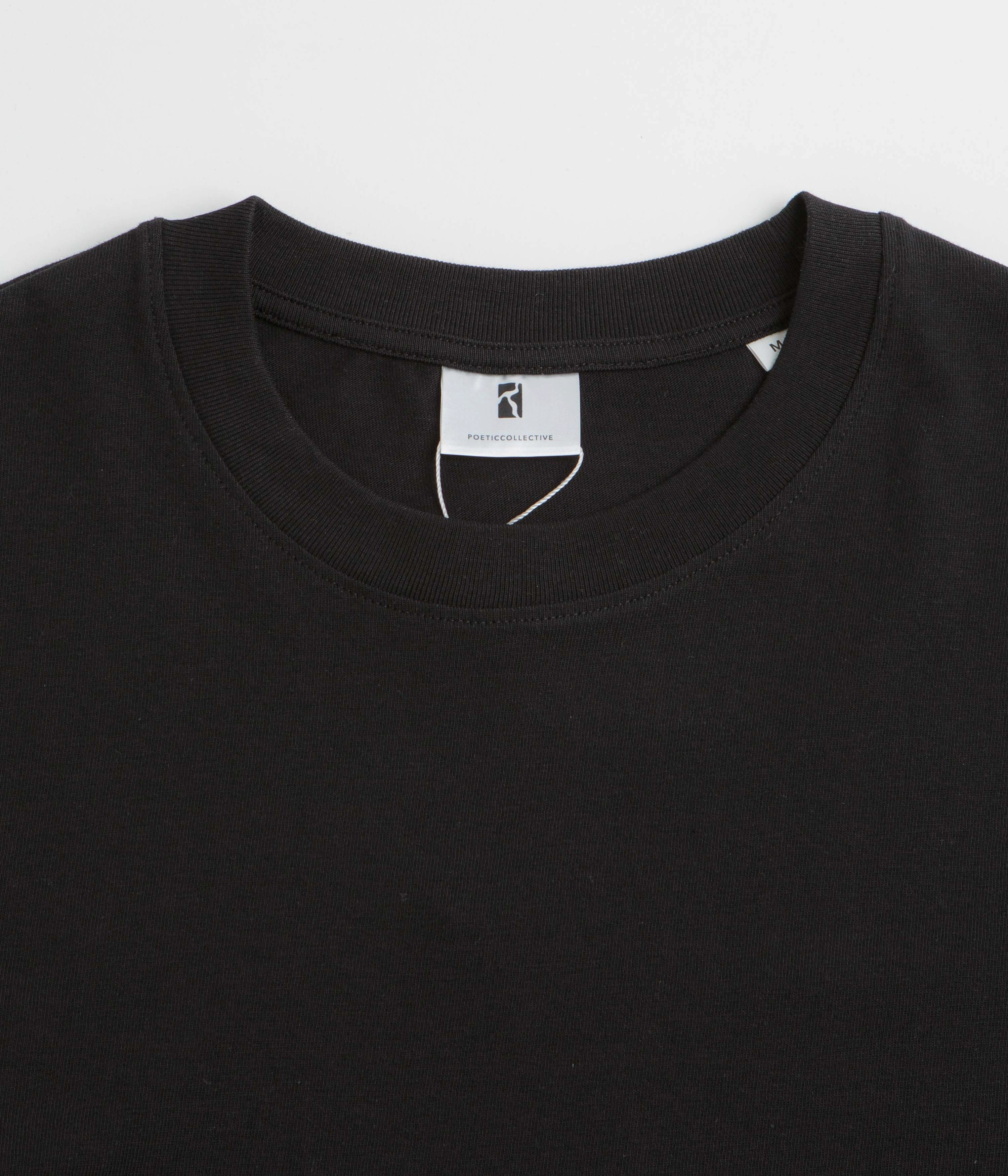 Poetic Collective Cross T-Shirt - Black Comfortable and stylish Easy Style