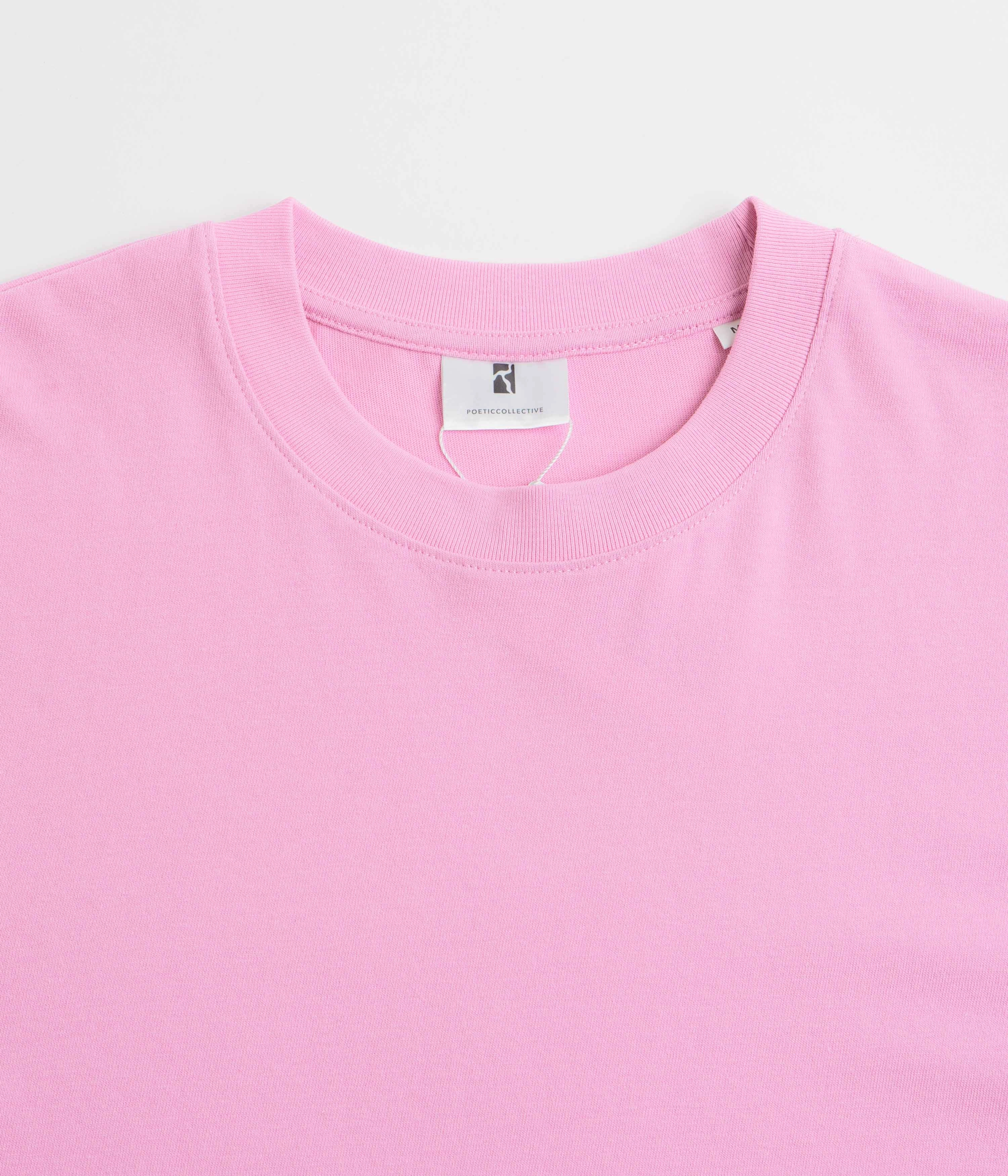 Timeless Layering Poetic Collective Cross T-Shirt - Pink