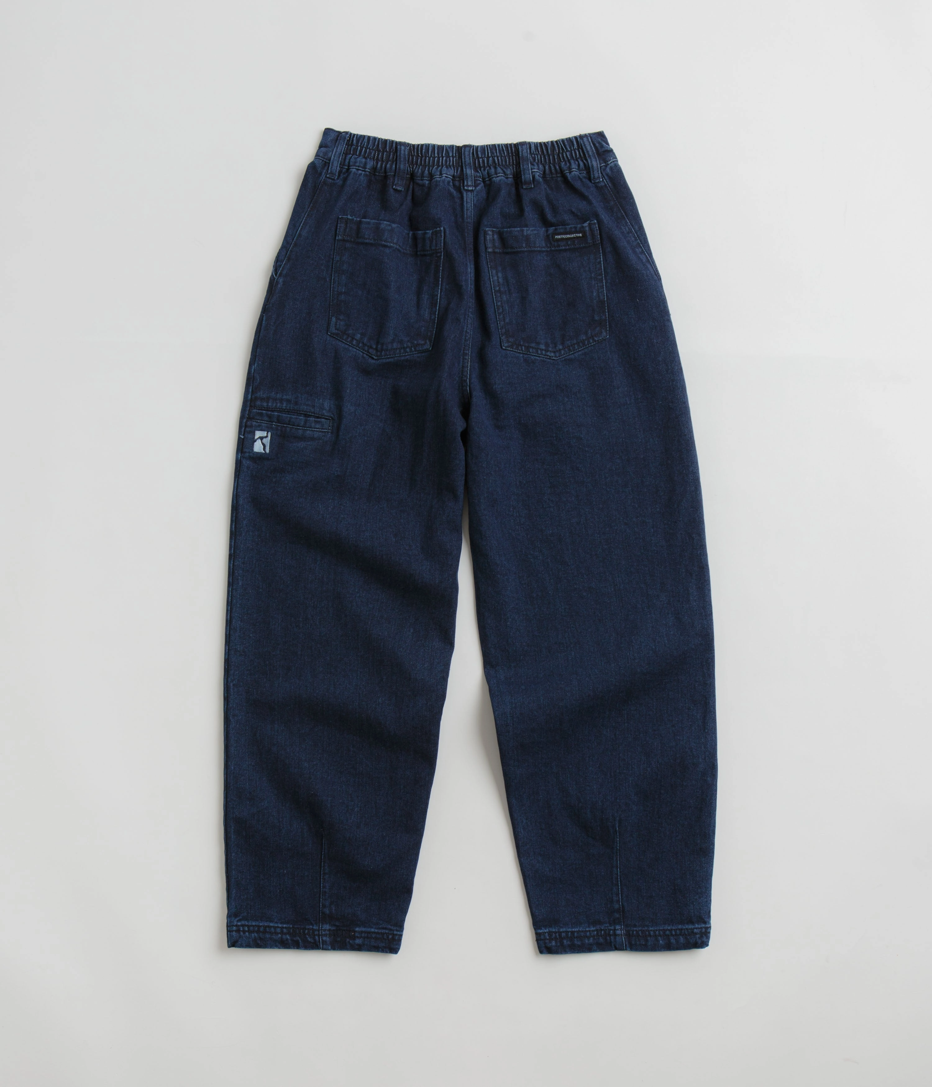 Lounge-friendly Casual Vibes Poetic Collective Denim Balloon Pants - Classic Wash