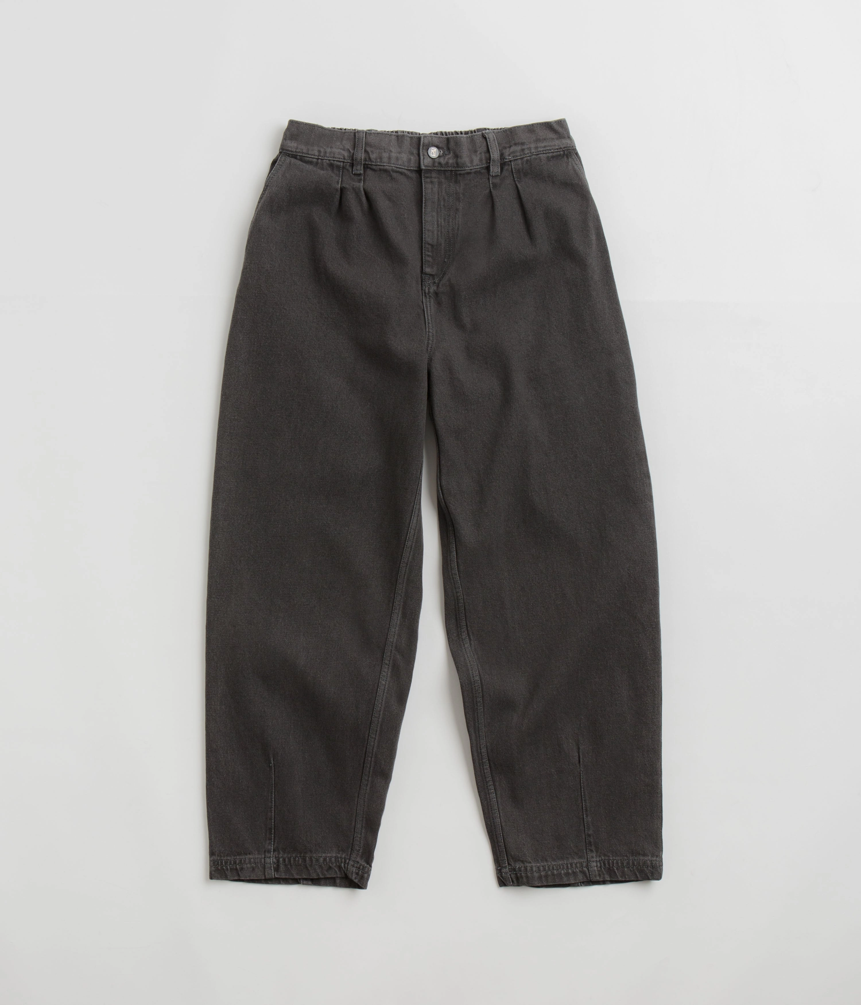Fashion-Forward Poetic Collective Denim Balloon Pants - Grey Wash