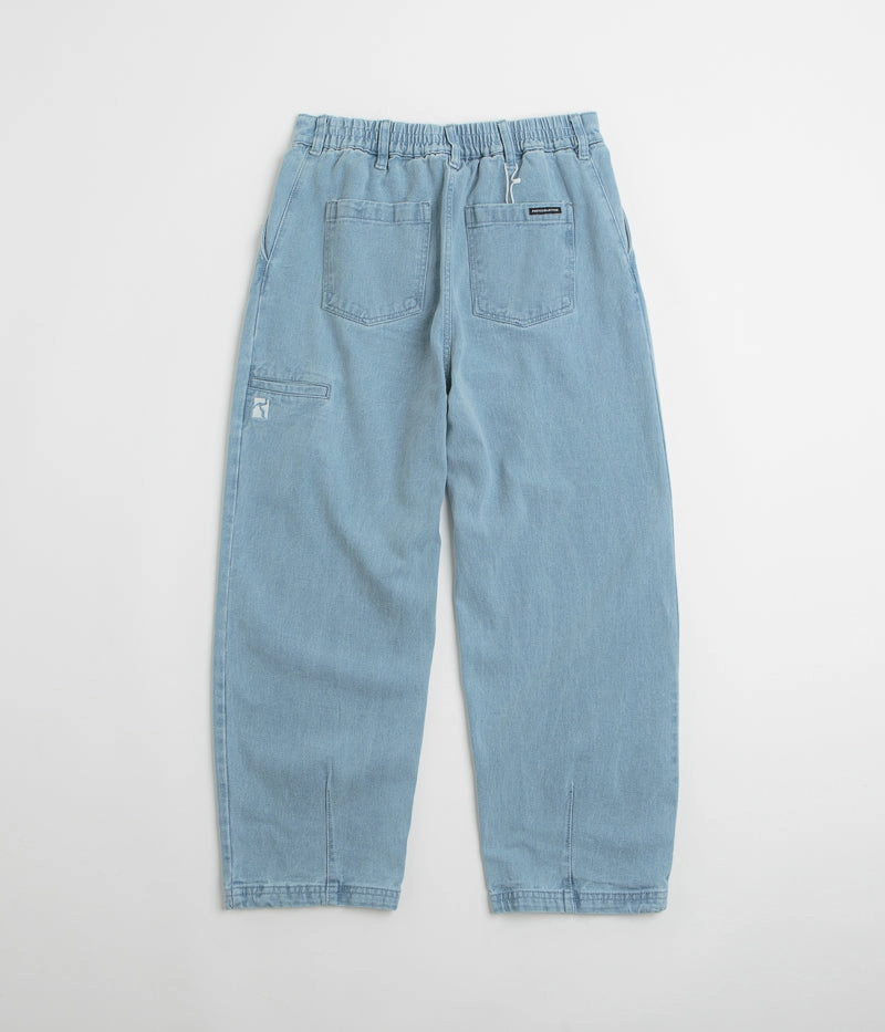 Poetic Collective Denim Balloon Pants - Light Blue Casual Comfort Wear