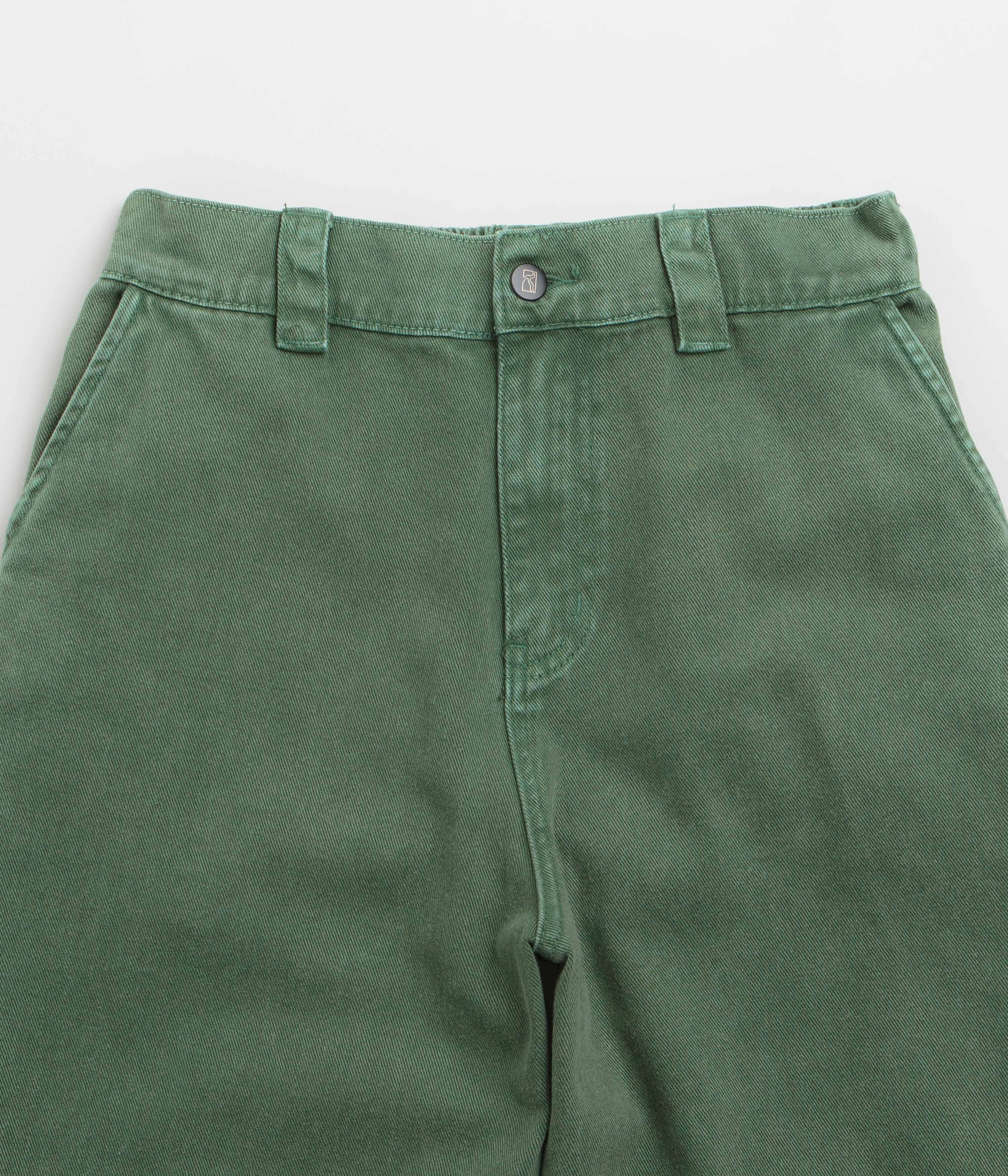 Practical Wear Poetic Collective Denim Sculptor Pants - Green Acid Wash / Green