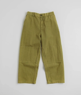 Poetic Collective Denim Sculptor Pants - Green Acid Wash Hypoallergenic fabric