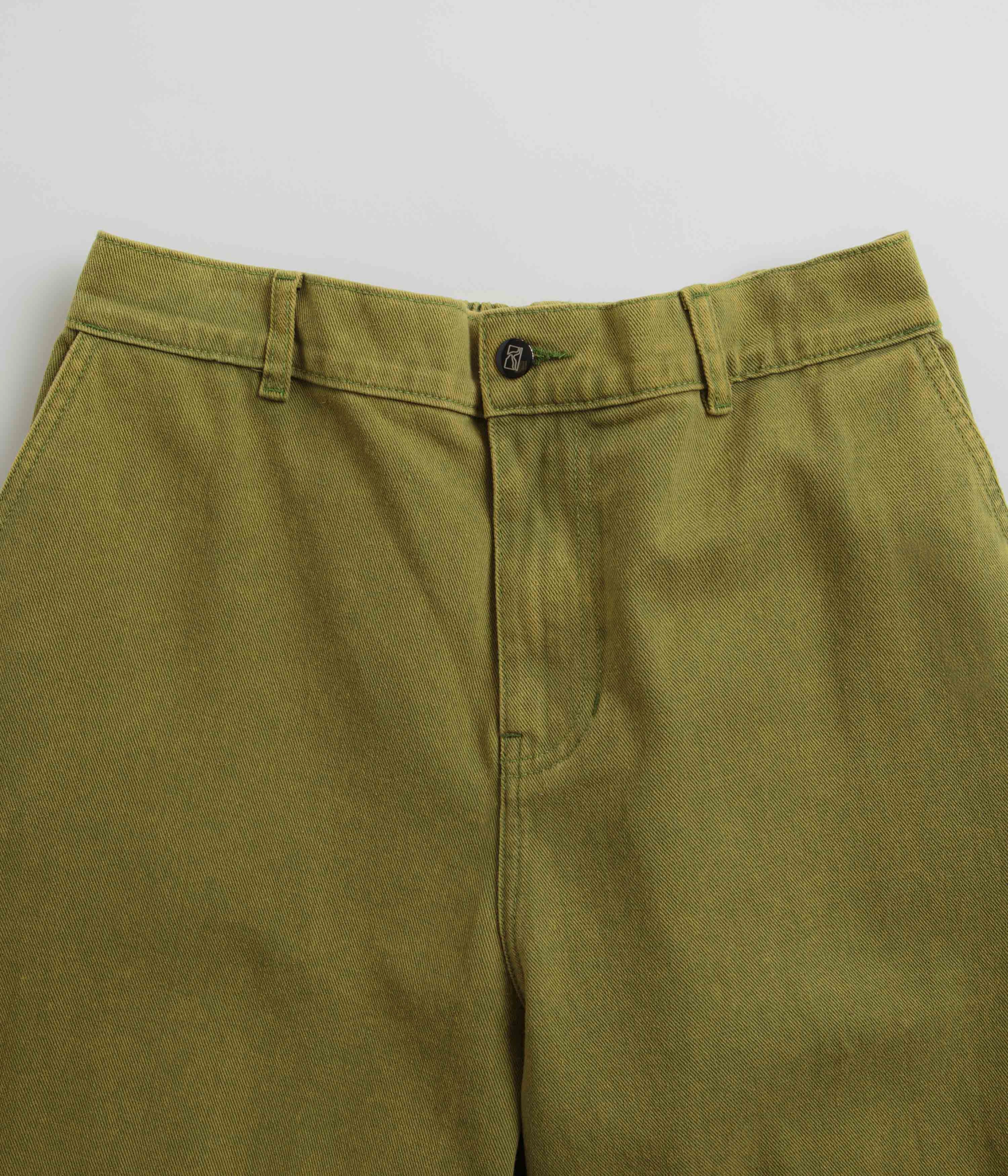 Adaptive Fit Poetic Collective Denim Sculptor Pants - Green Acid Wash