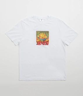 MinimalBranding Poetic Collective Graff Fruit T-Shirt - White