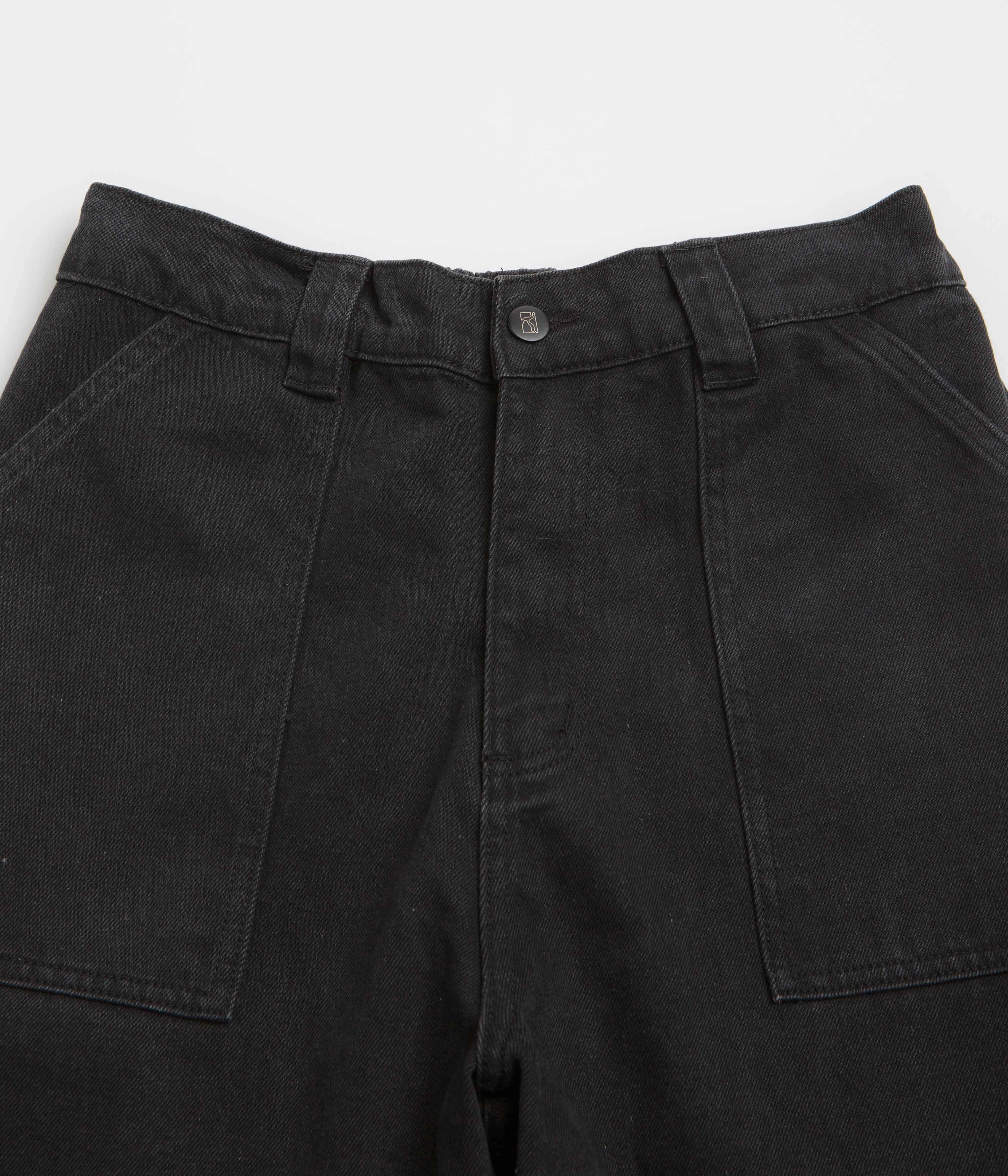 Poetic Collective Painter Pants - Black Denim Urban Explorer Picnic Style