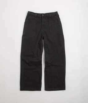 Poetic Collective Painter Pants - Black Denim Compact Weave Technology