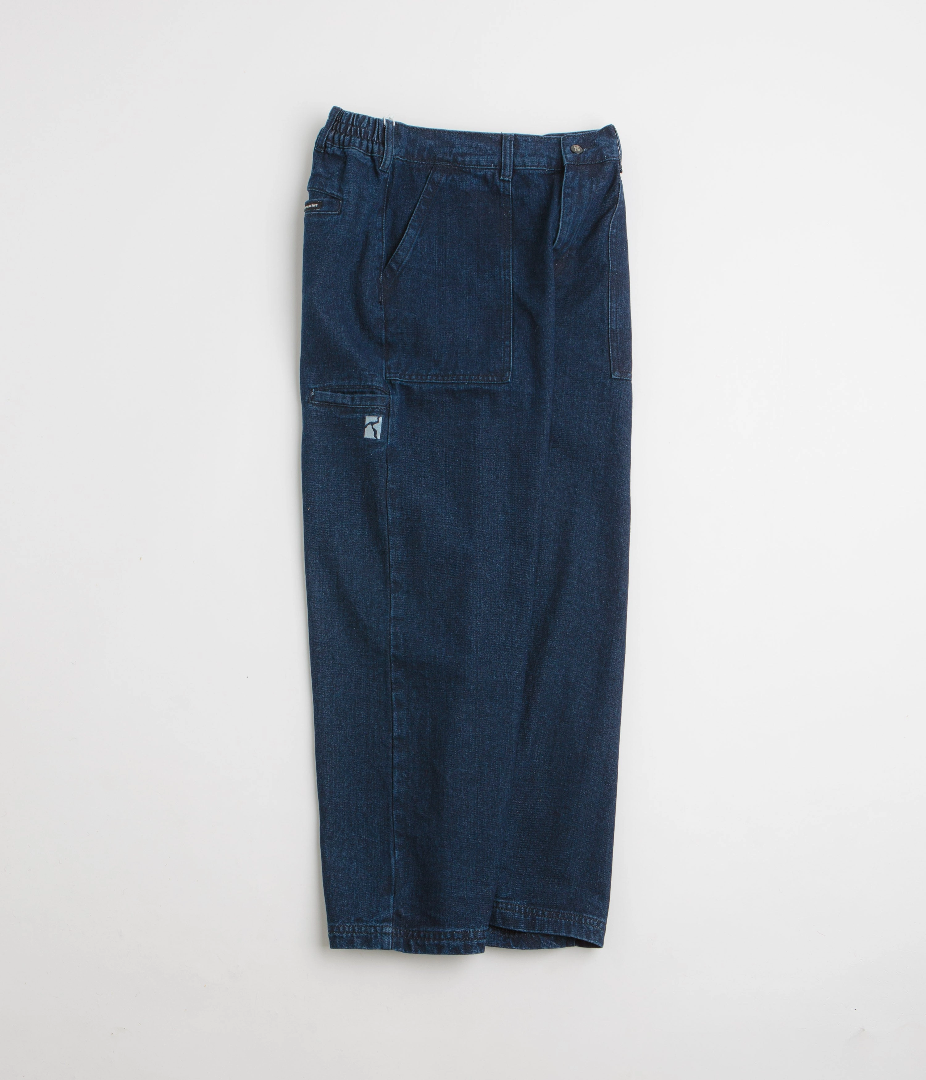 Poetic Collective Painter Pants - Classic Denim / Black TearResistantMaterial Quick Cool