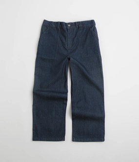 Perfect Basic Plain Comfort Poetic Collective Painter Pants - Classic Denim