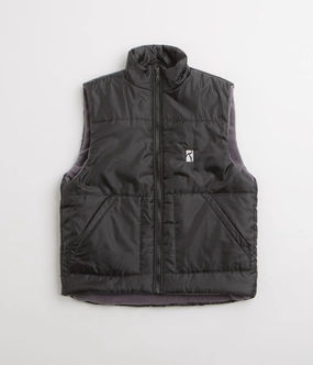 Keep Poetic Collective Puffer Vest - Black