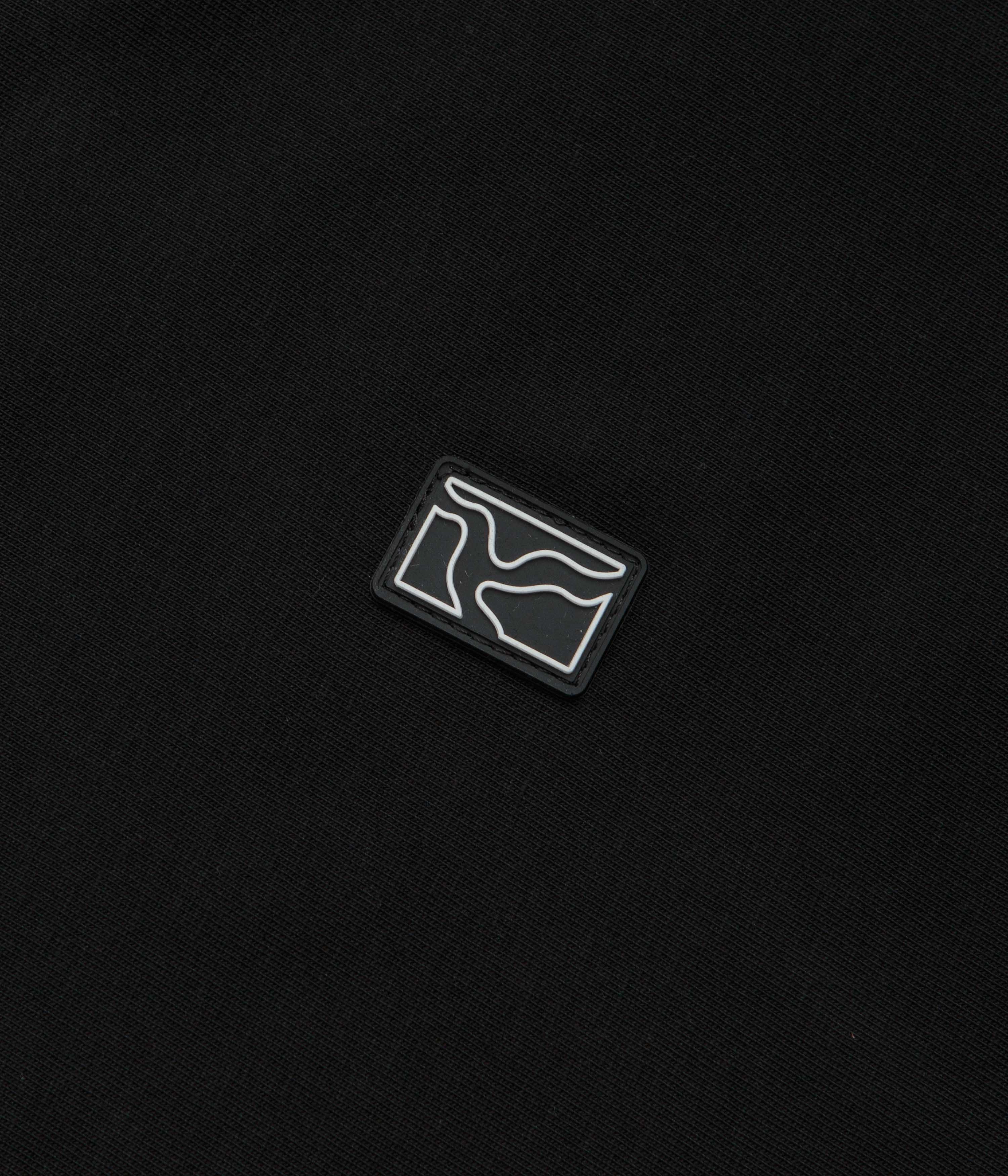 Poetic Collective Rubber Patch T-Shirt - Black Cotton Blend