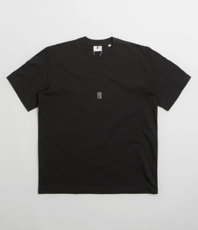 Poetic Collective Rubber Patch T-Shirt - Black Functional Style