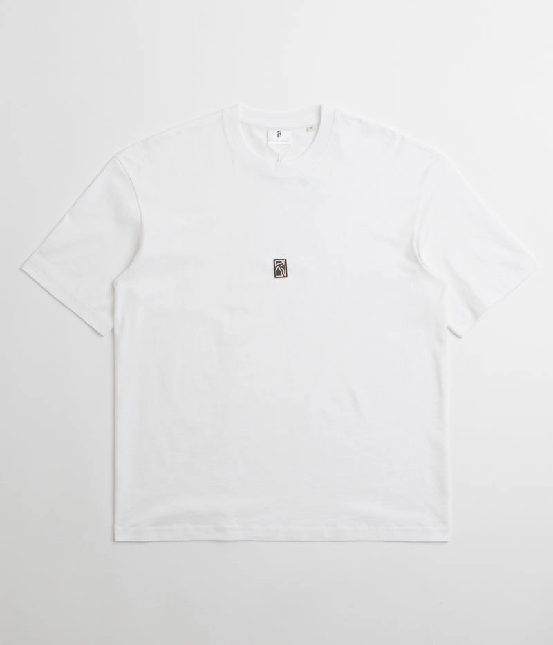 Poetic Collective Rubber Patch T-Shirt - White Relaxed Wear