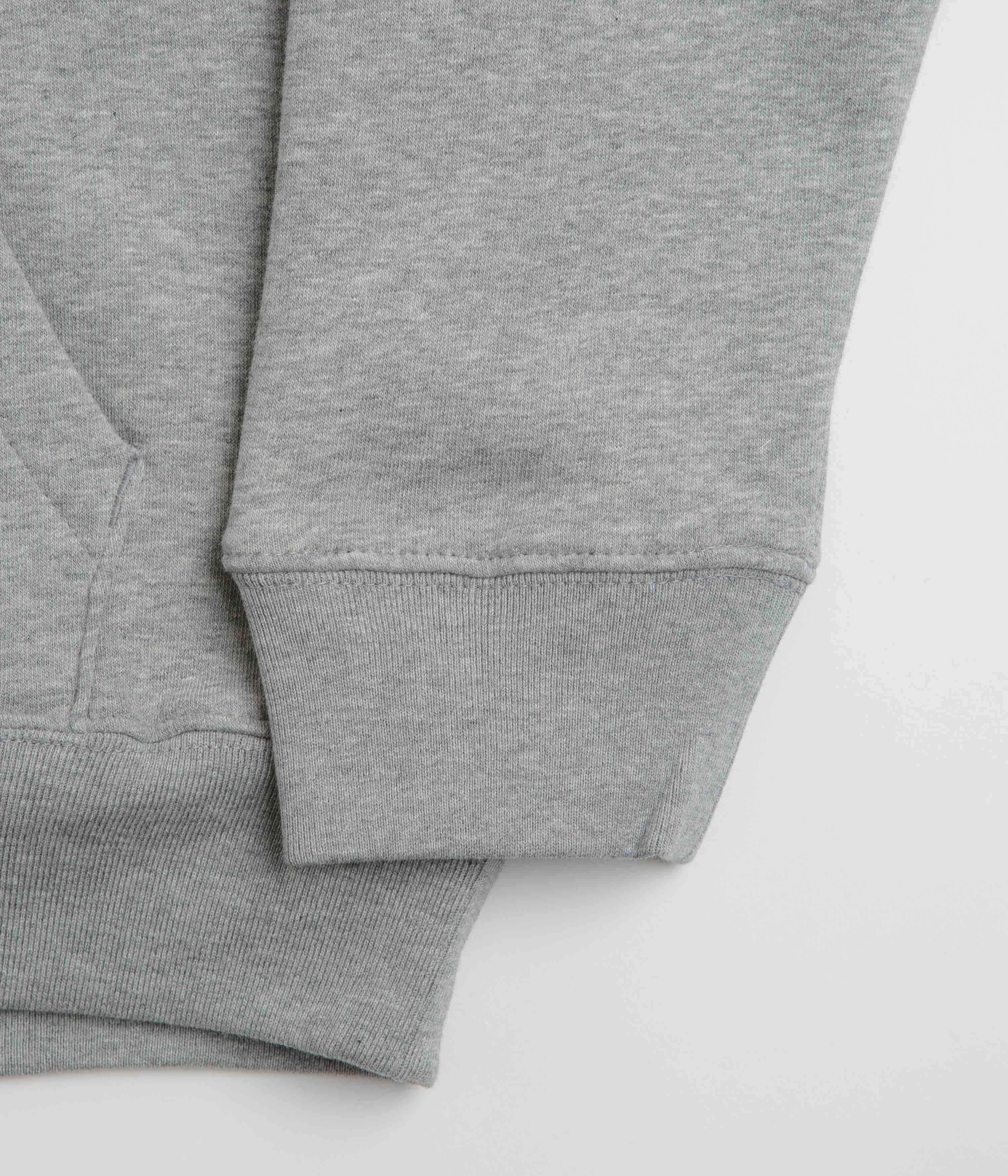 Workwear Poetic Collective Shaped Collage Hoodie - Heather Grey