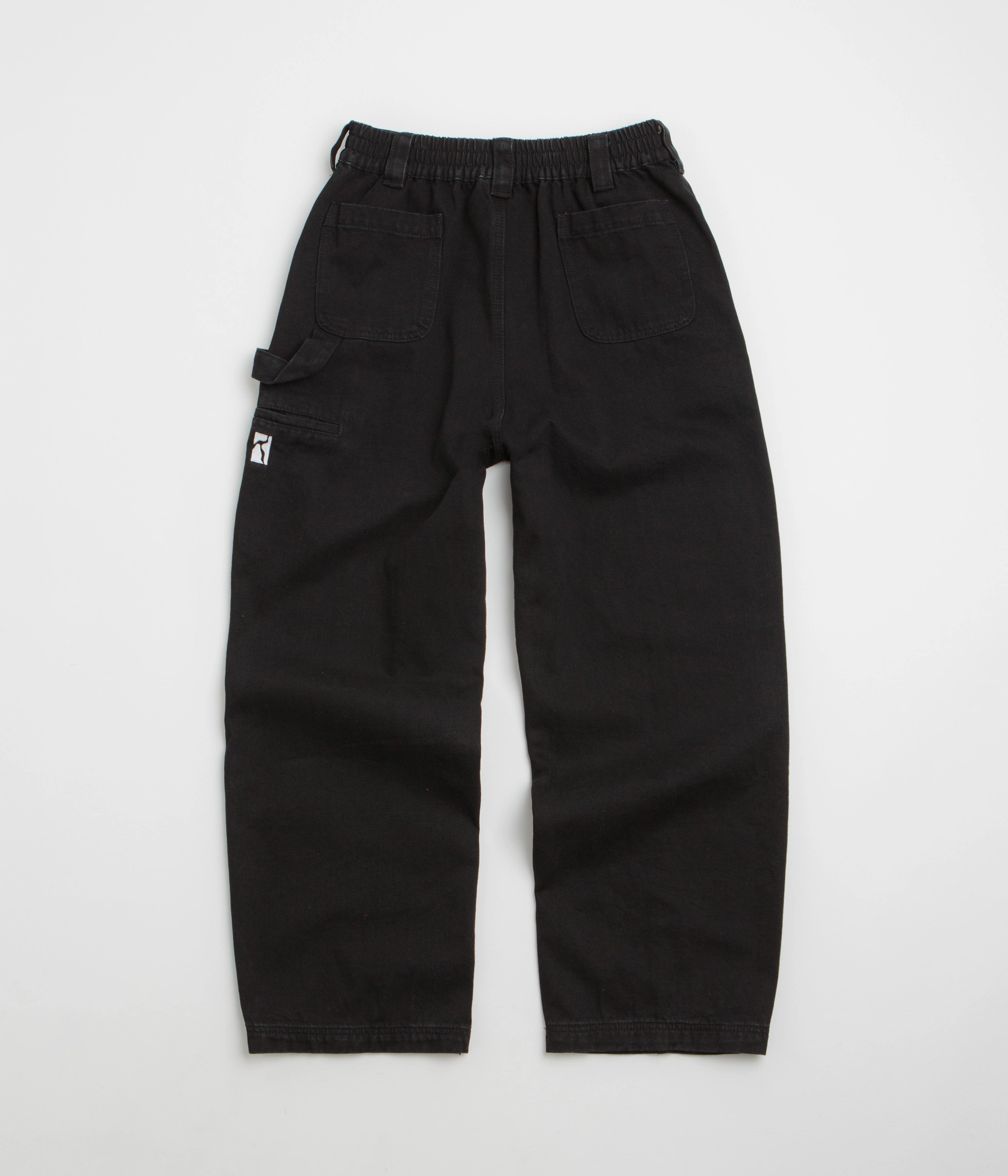 Poetic Collective Split Pants - Black Denim Wash Active Performance