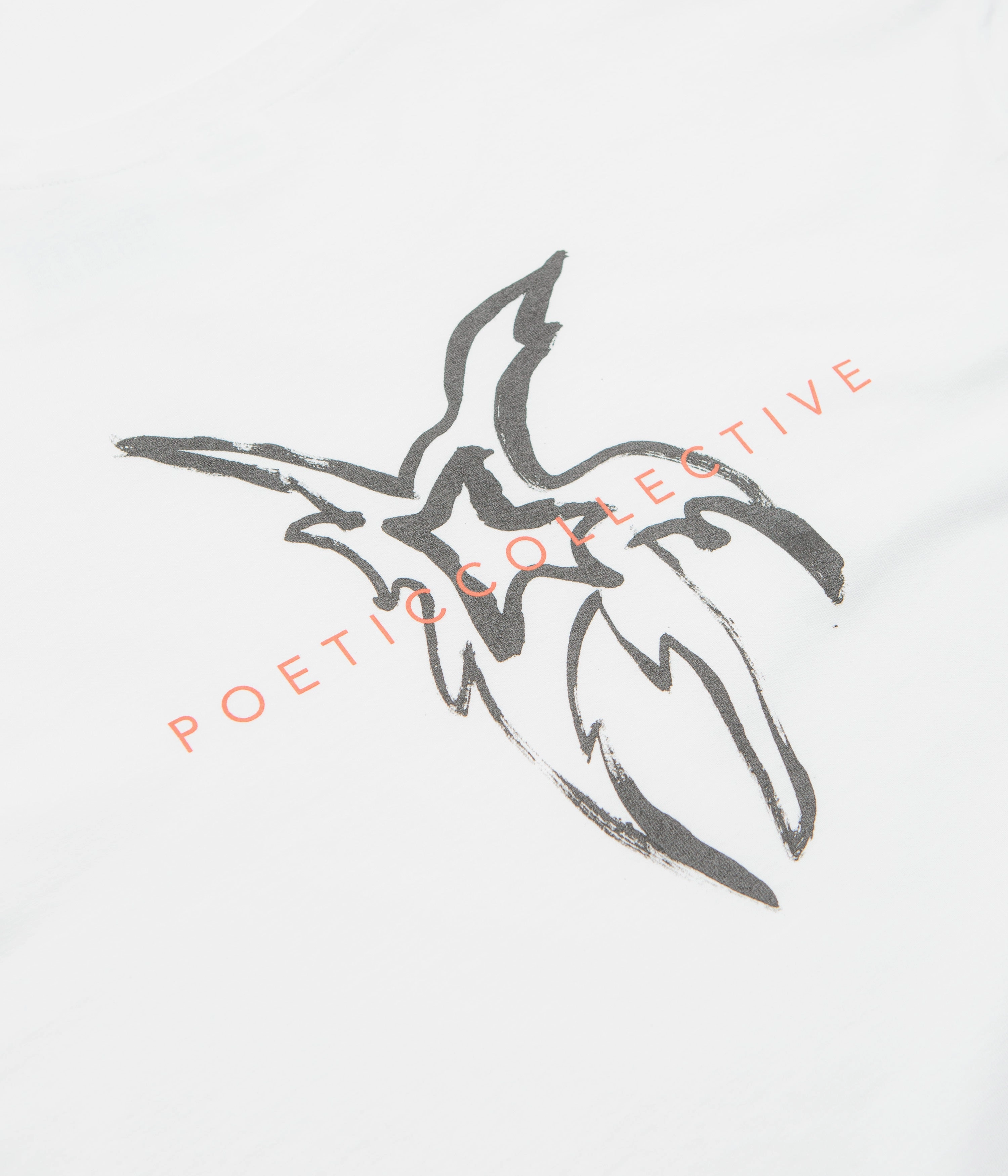 Poetic Collective Star T-Shirt - White GentleWashResistance Comfortable Touch