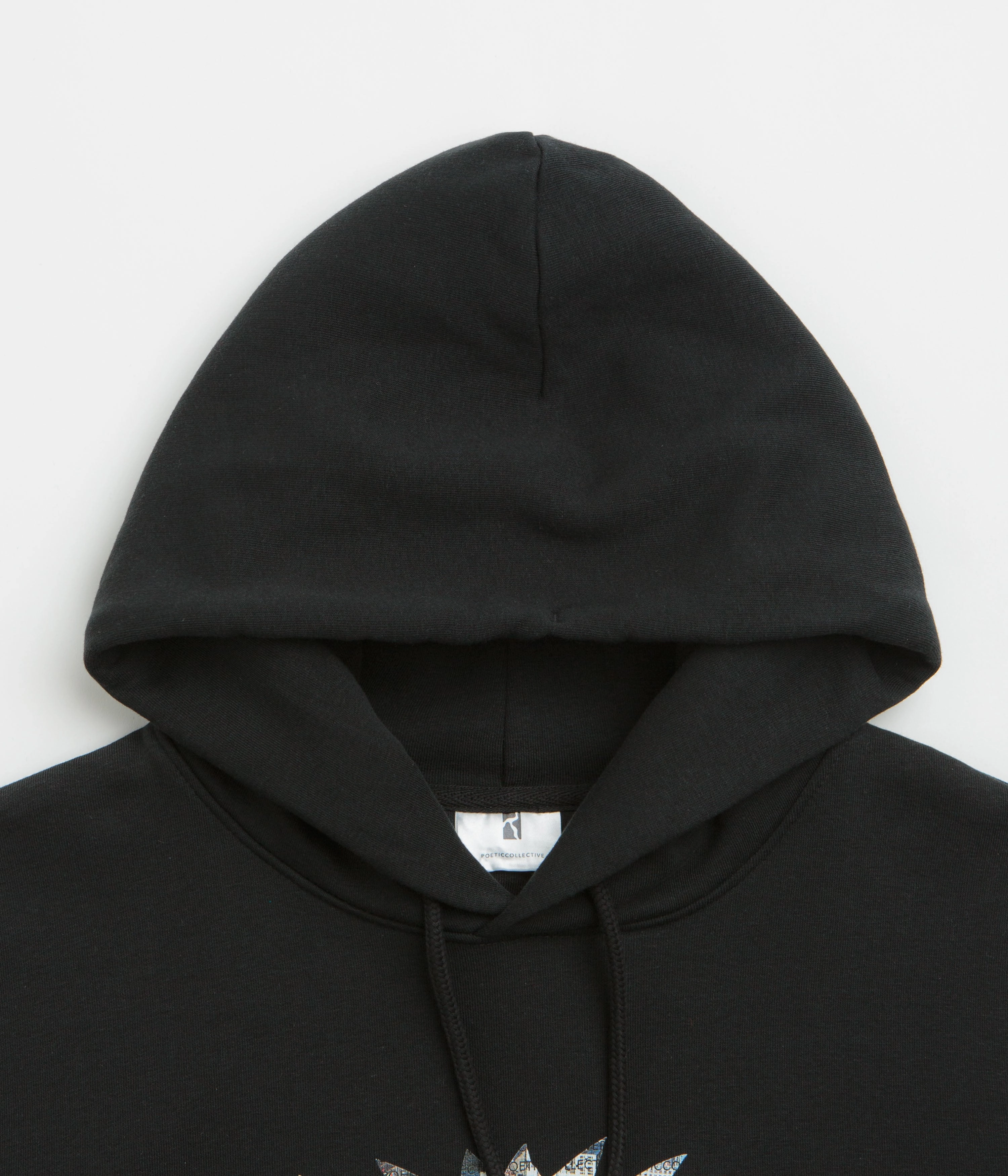 Sloth like Non Fade Technology Poetic Collective Town Hoodie - Black