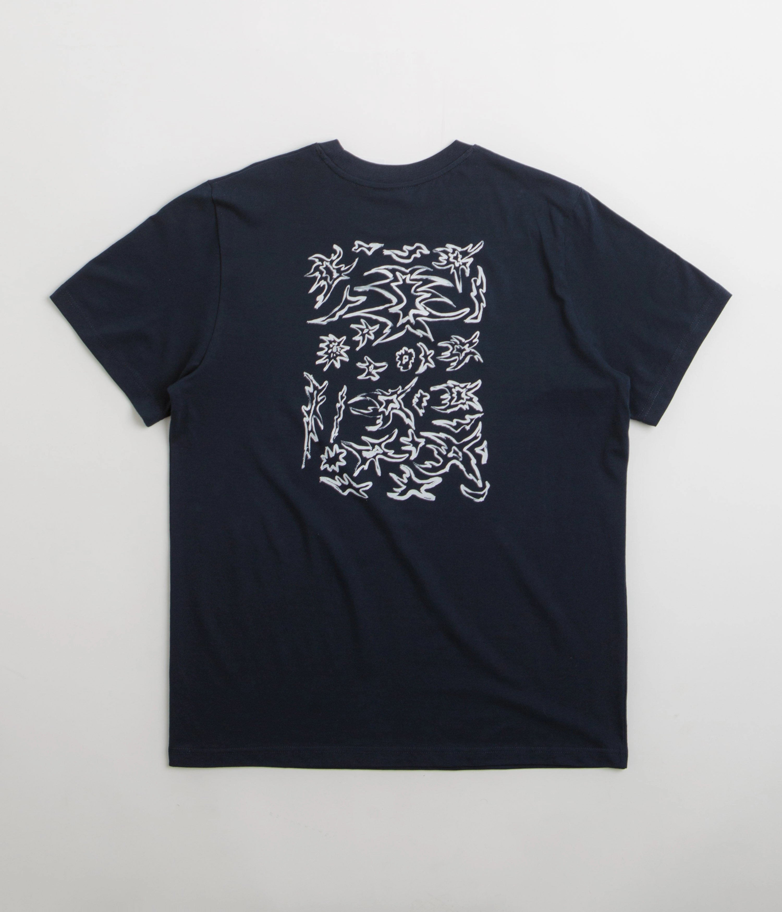 Poetic Collective Tribal T-Shirt - Navy Minimalist Style