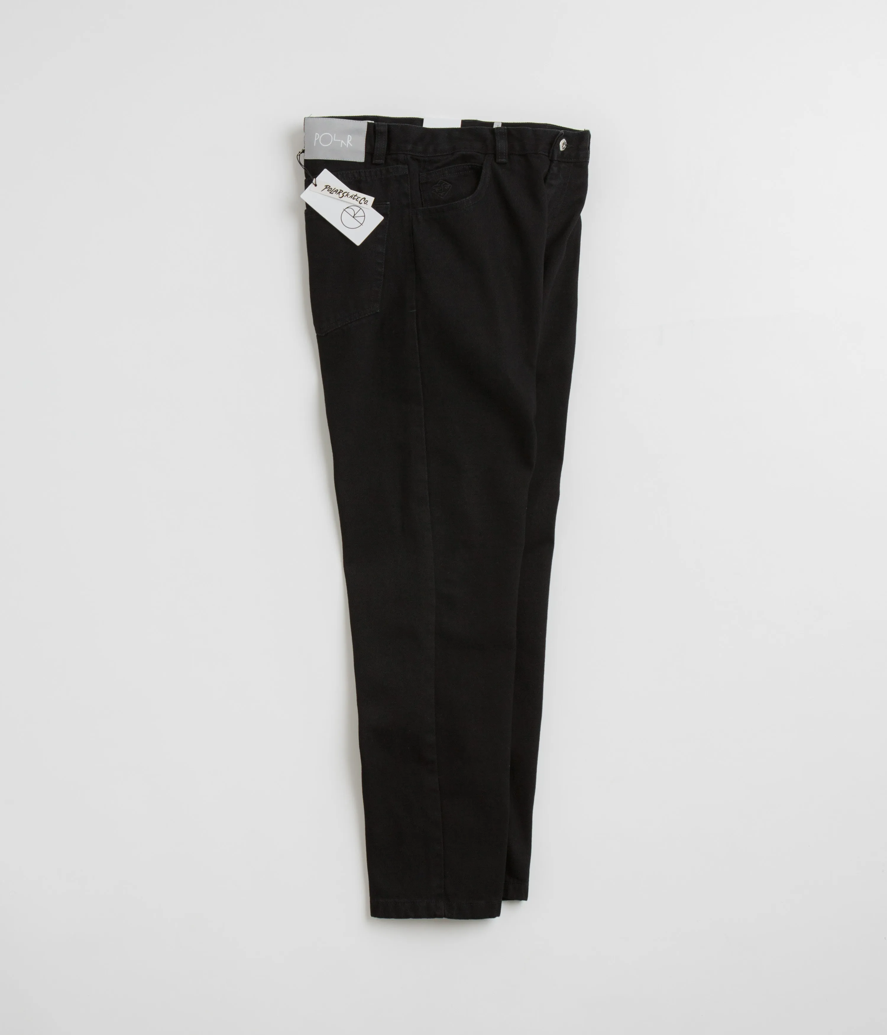 Eco Friendly Production Adjustable Waist Polar 89 Jeans - Pitch Black