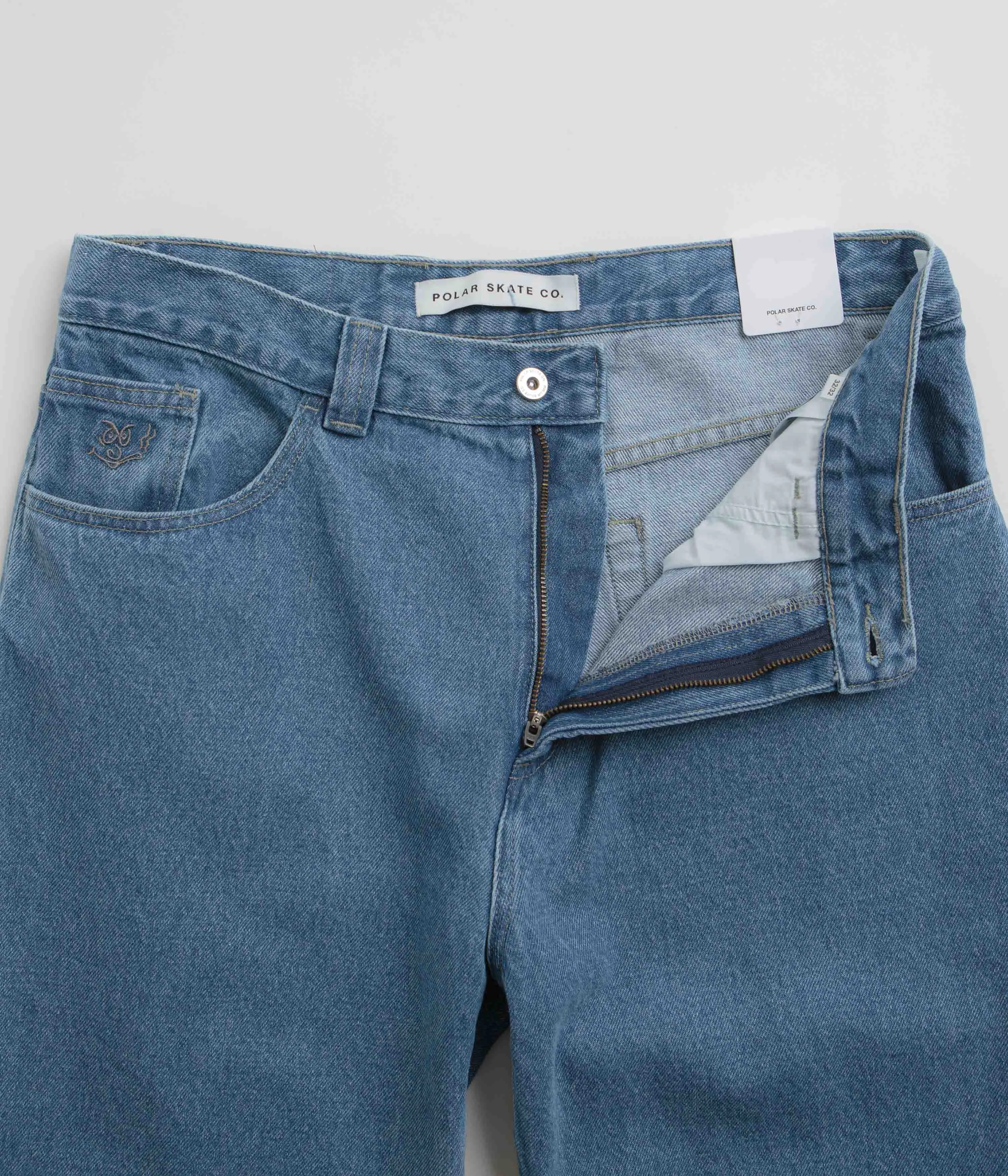 Polar 92 Jeans - Mid Blue Sporty Look
