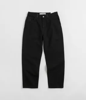 Polar '92 Jeans - Pitch Black Durable Rivet Hardware Premium Party Look