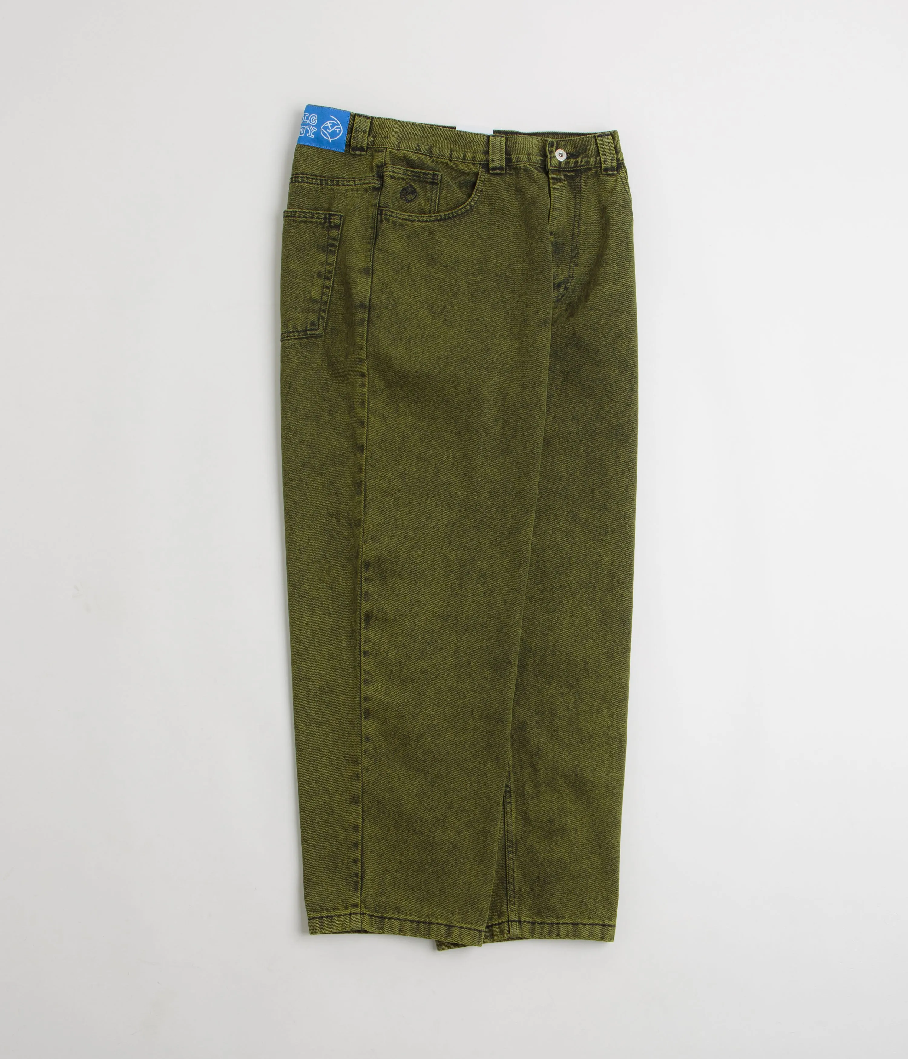 Polar Big Boy Jeans - Green / Black / Black Stretch Classic Wear