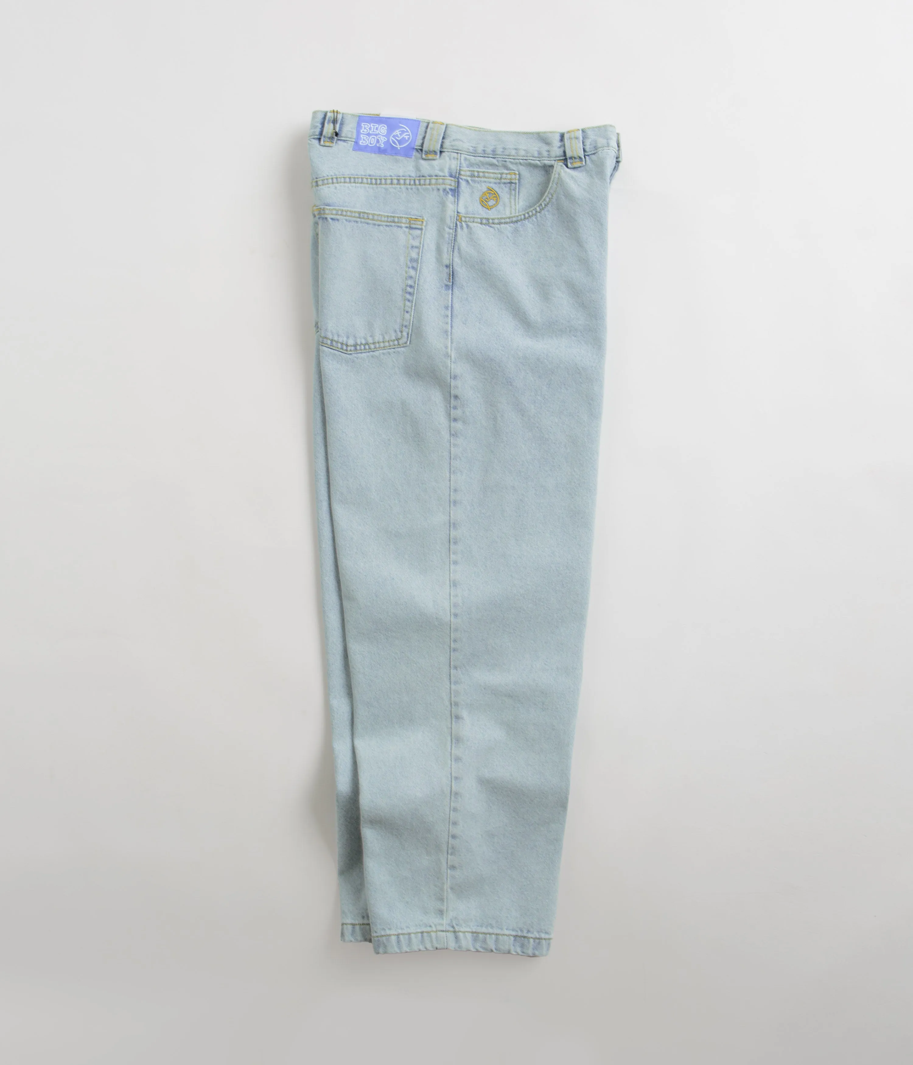 Minimalist Traveler Gear Bold Look Clean Base Polar Big Boy Jeans - Light Blue