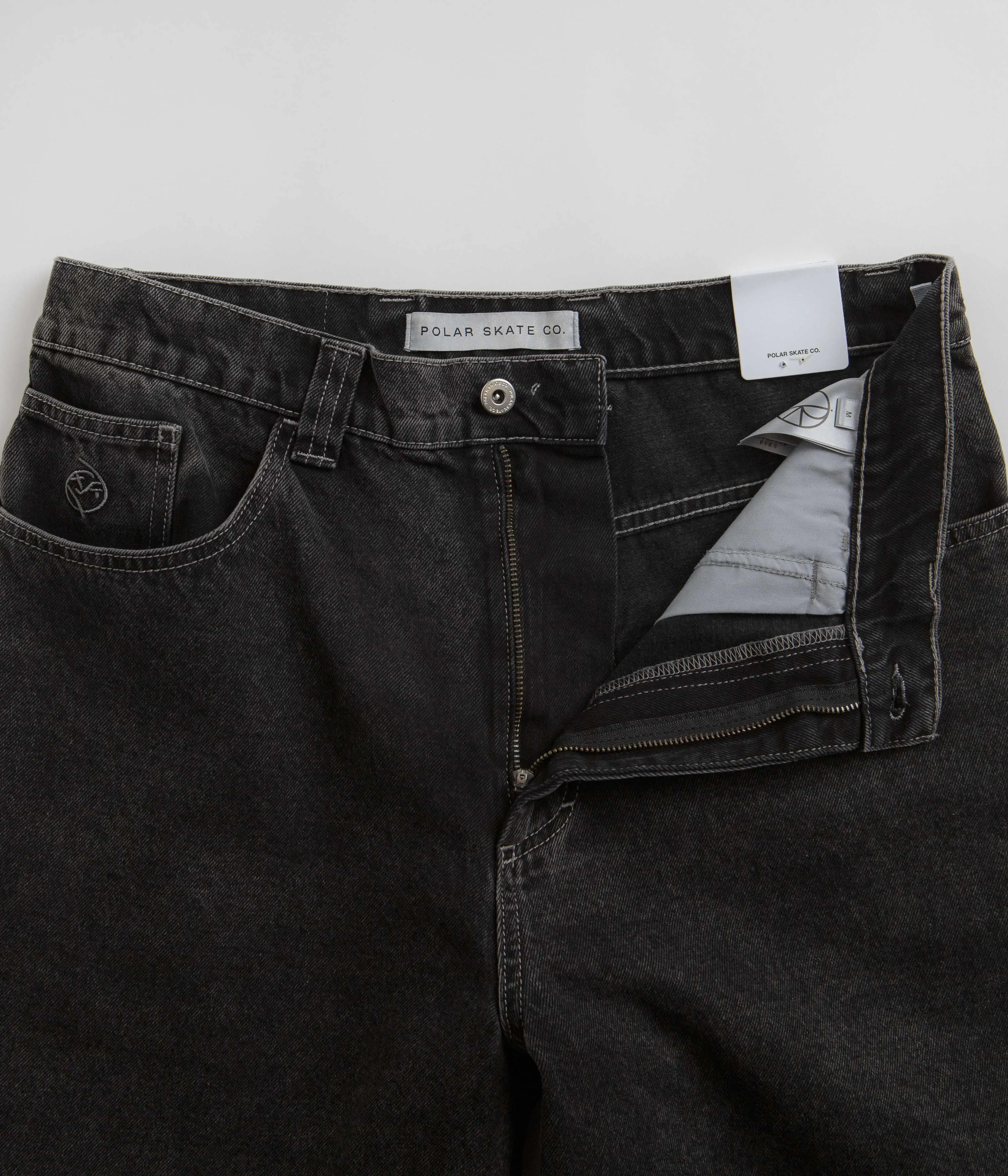 Polar Big Boy Jeans - Silver Black Bold Road Trip easy move