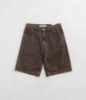 Durable Hem Finishing Polar Big Boy Shorts - Mud Brown