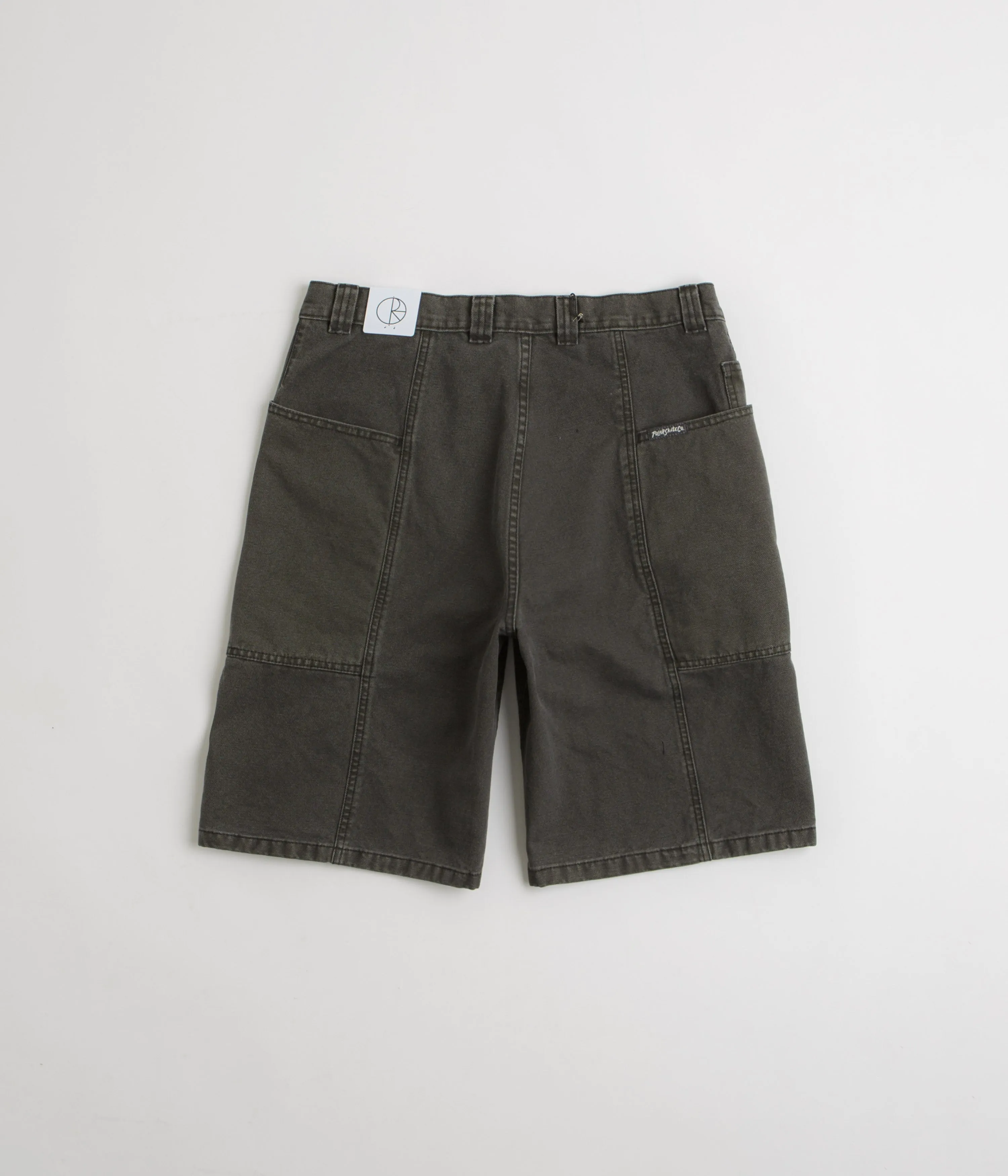 Polar Jiro Shorts - Dirty Black Comfort waistband campers