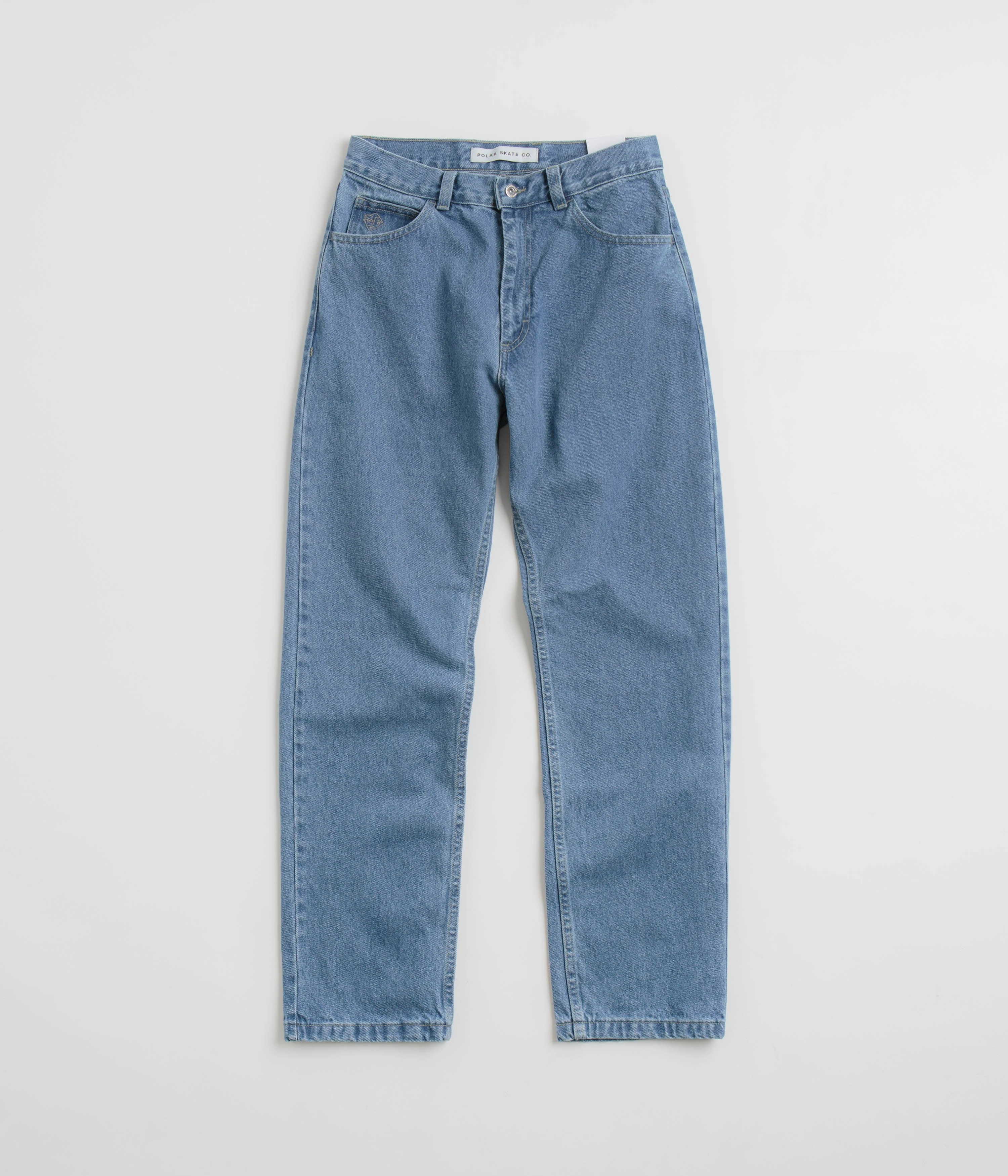 Edgy Design Breathable Lining Polar 89 Jeans - Mid Blue