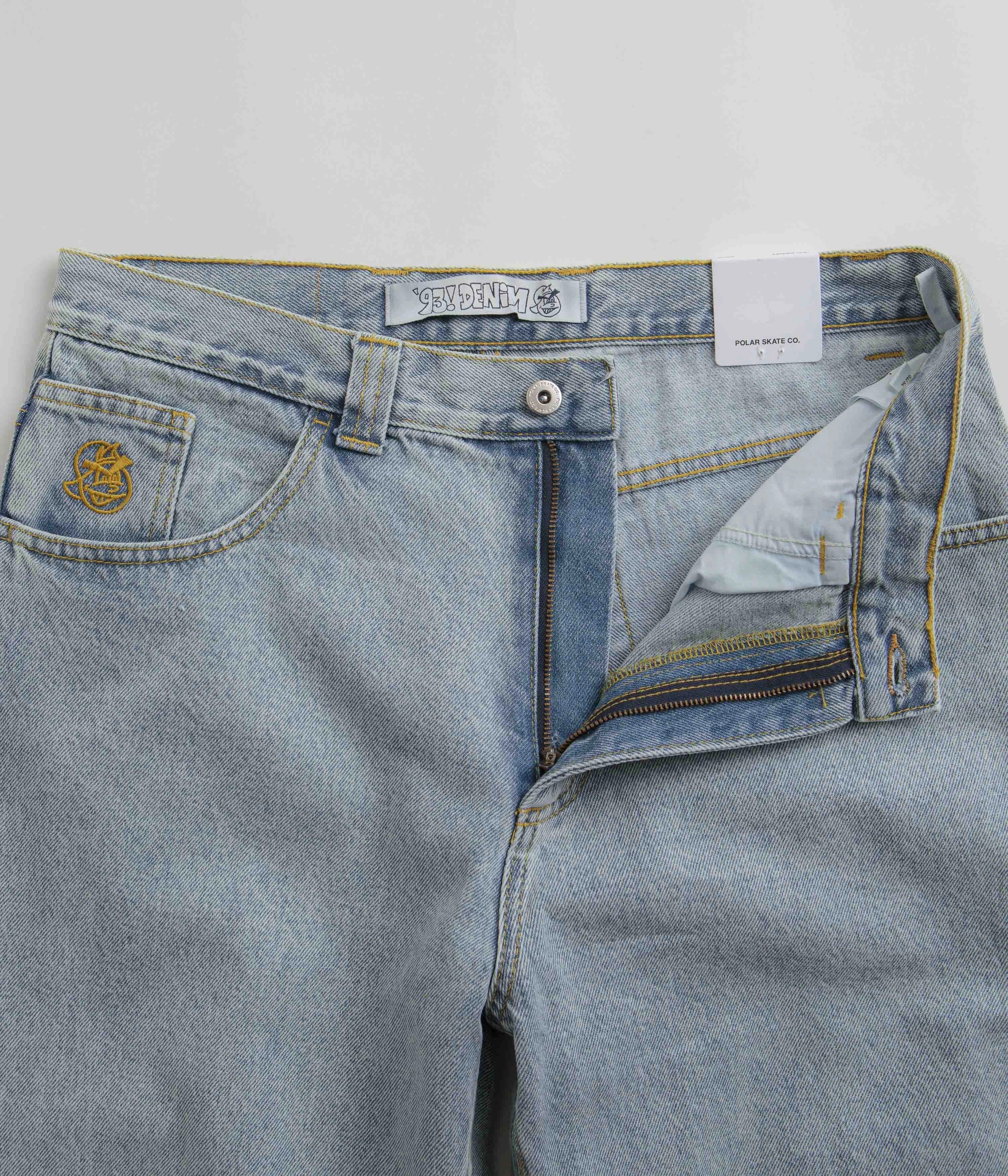 Layer Staple Simple Fit Polar 93 Jeans - Light Blue