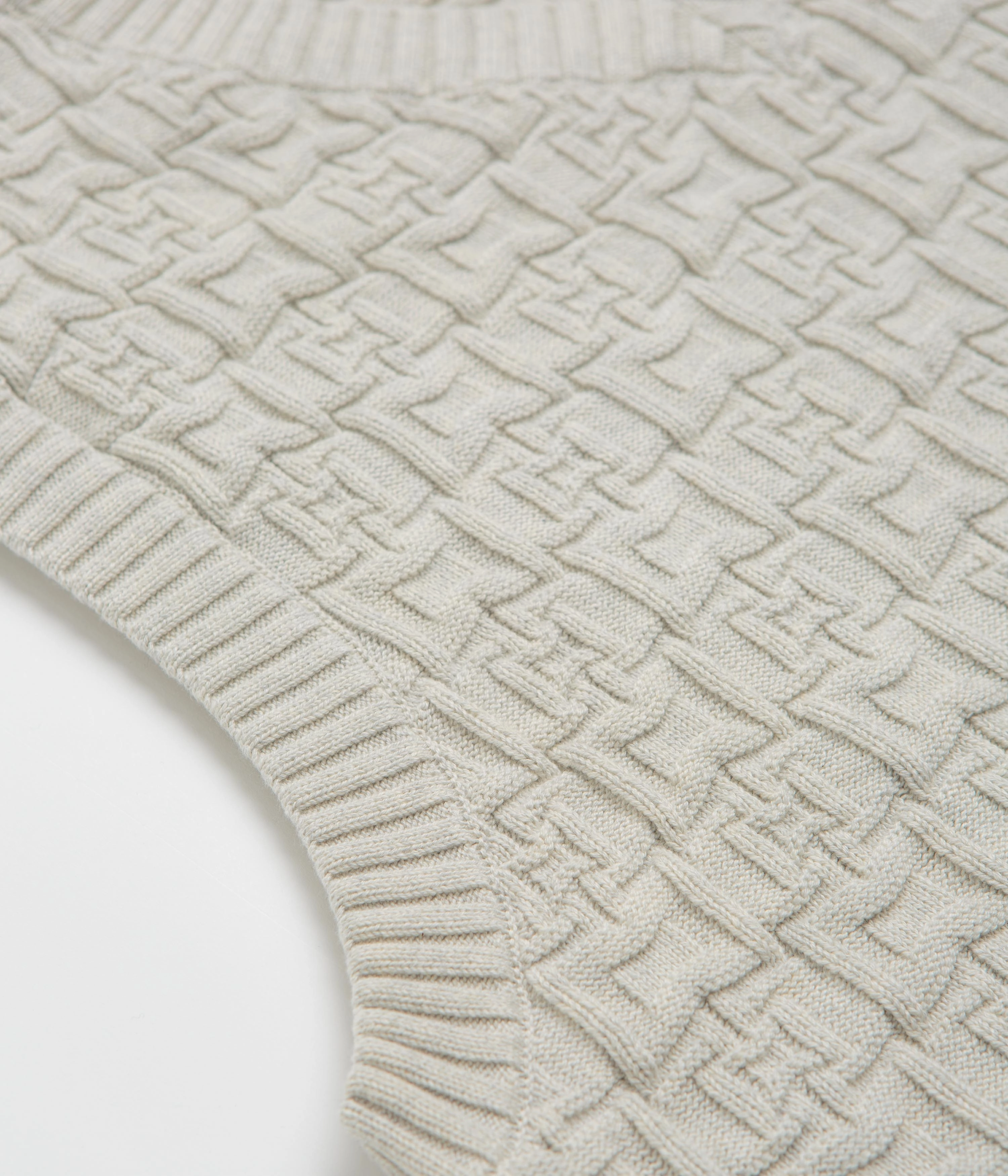 Polar Alex Vest - Heather Beige Grey Lightweight Fill QuiltedPattern