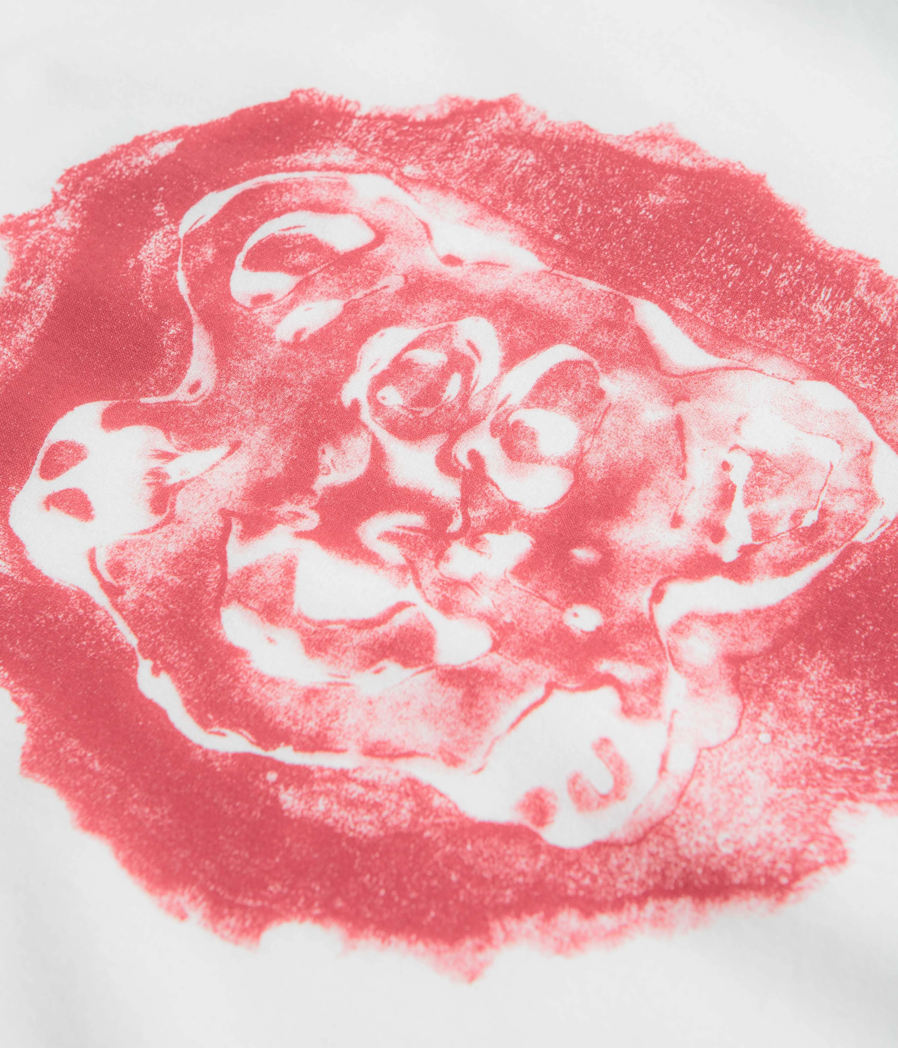 Street Casual Look Polar Bear T-Shirt - White