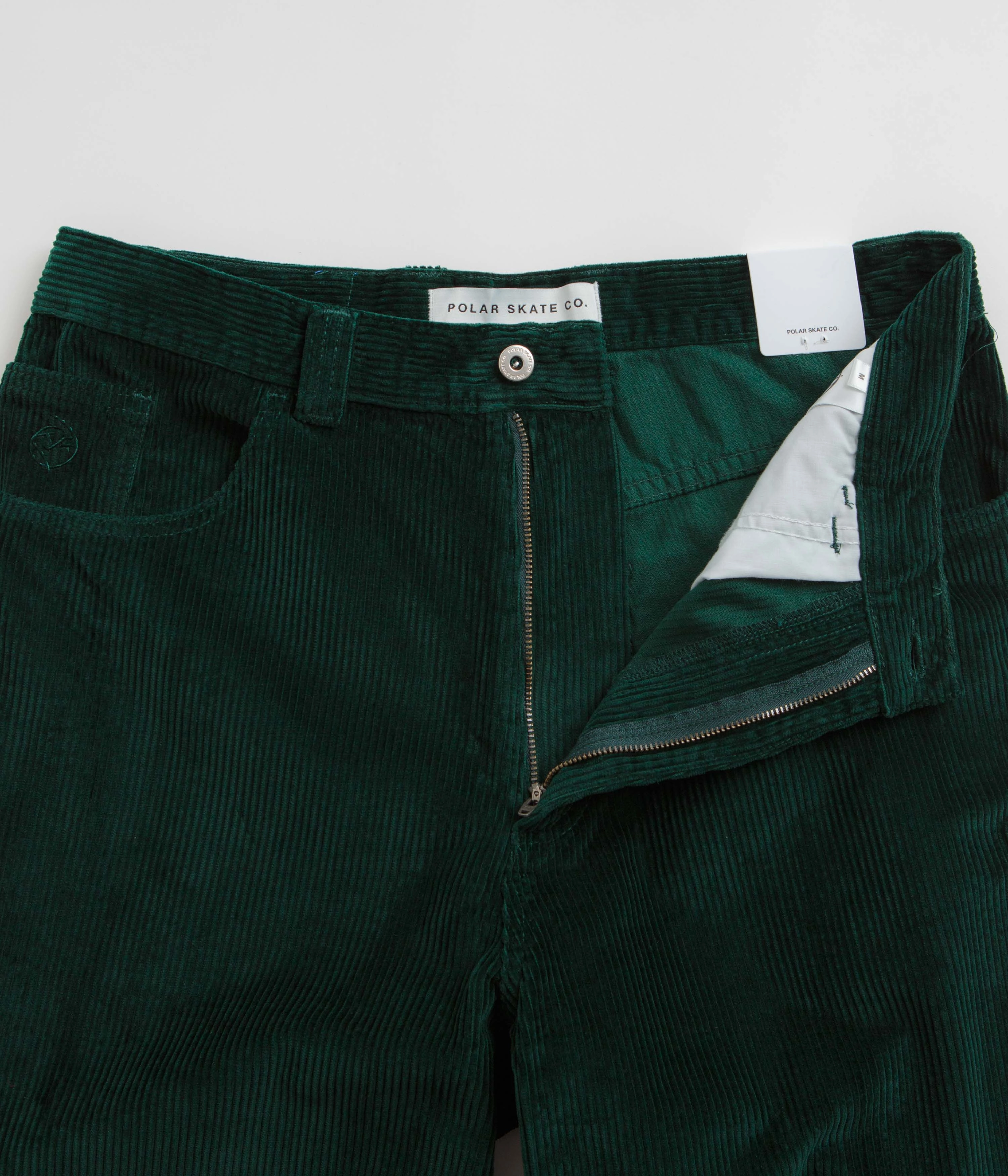 Polar Big Boy Cord Pants - Dark Emerald Dark wash