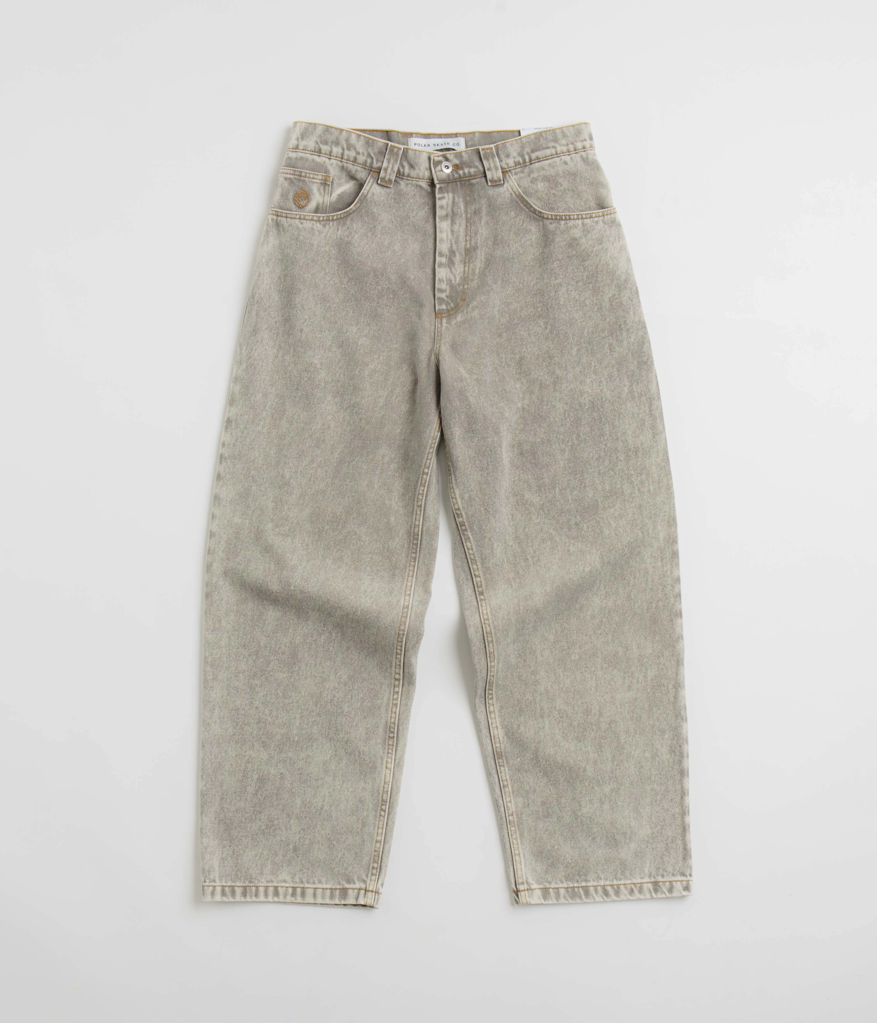 Quick Dry Weave Technology Modern Outfit Polar Big Boy Jeans - Acid Beige
