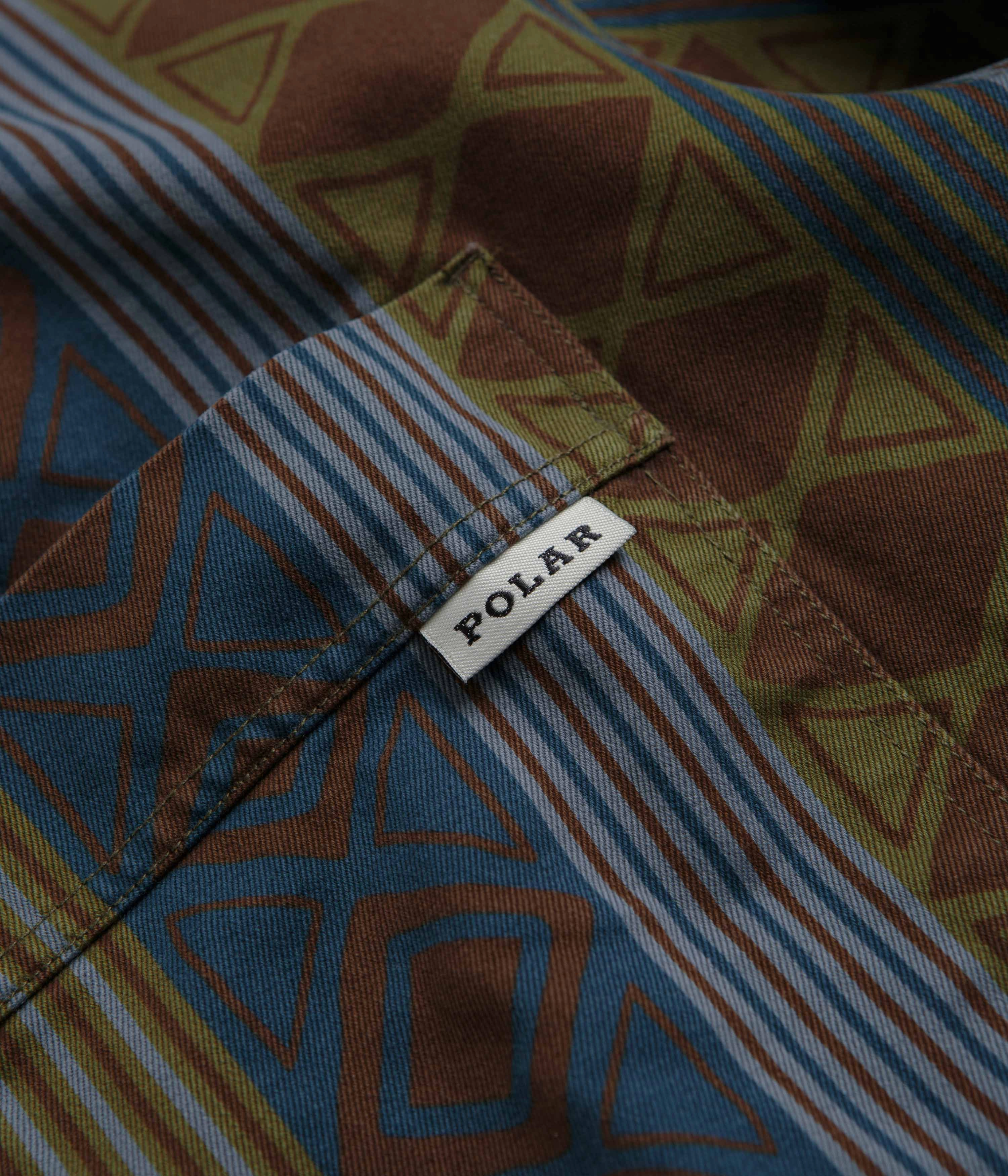 Polar Big Boy Overshirt - Blue Green Mix campers