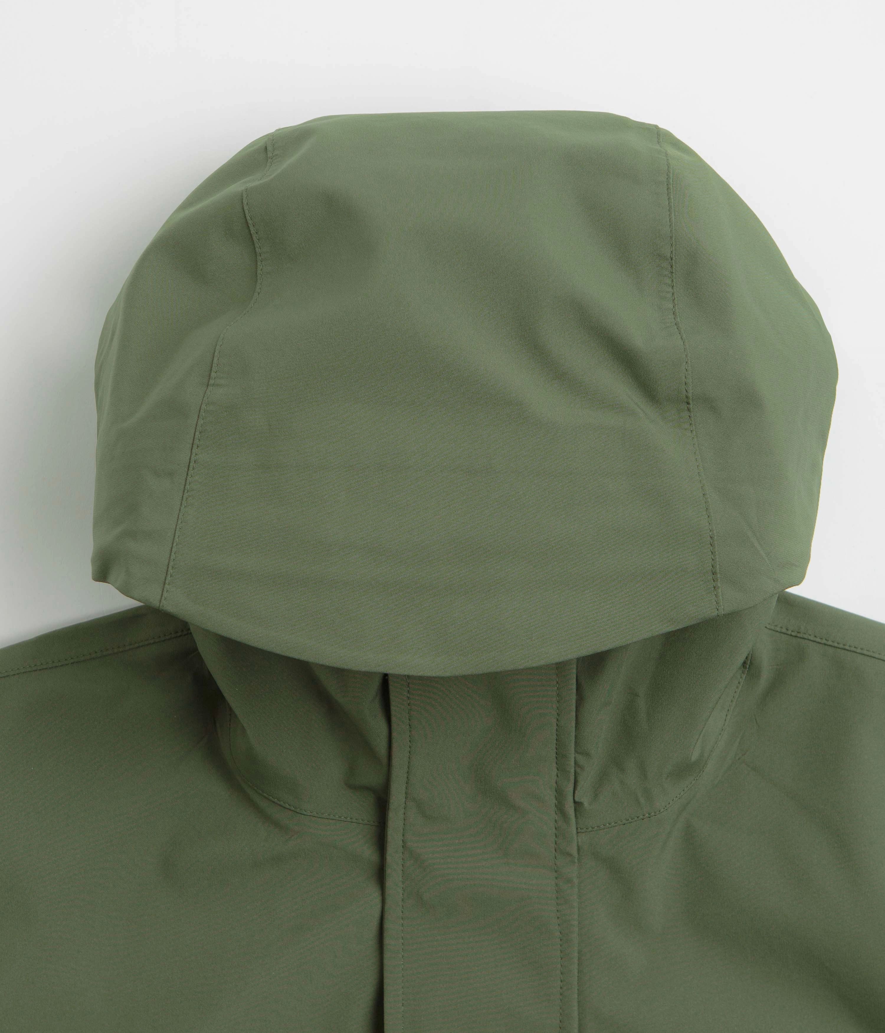 Polar Cargo Shell Jacket - Moss Green Wrinkle Resistant Adult