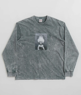 Polar Demon Child Acid Long Sleeve T-Shirt - Grey Holiday Outfit Style Simple yet stylish